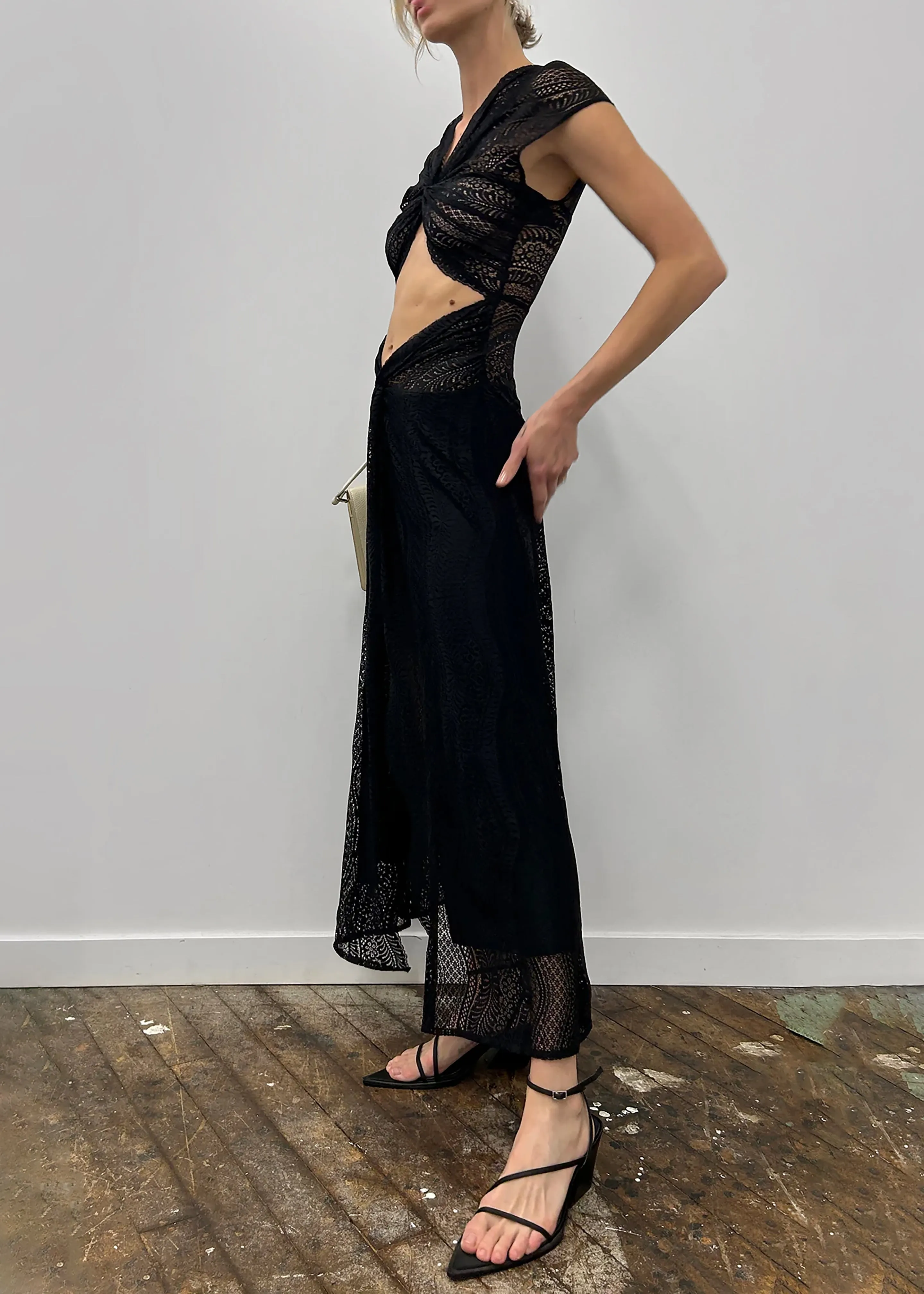 Lia Button Up Dress - Red sold by Frankie Shop product image thumbnail 3