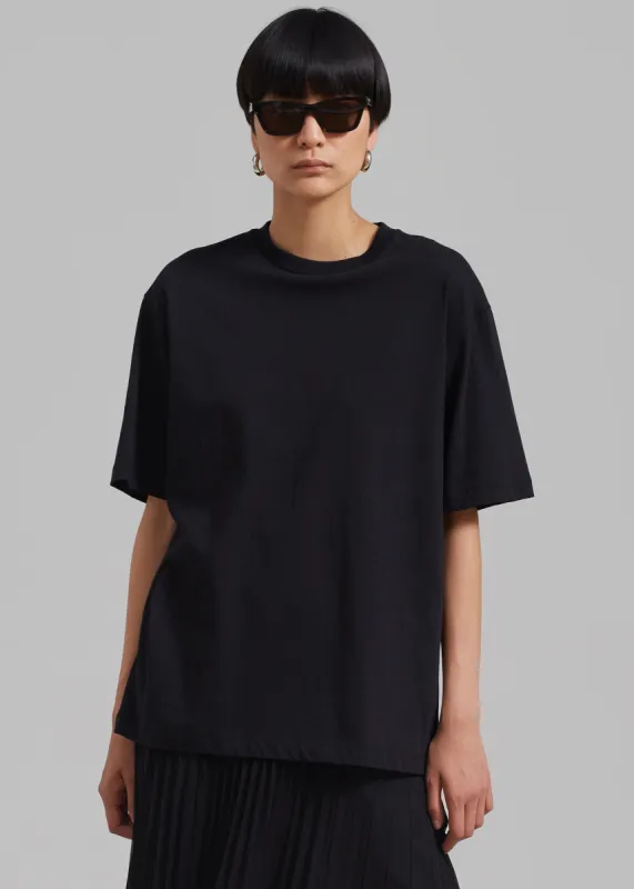 Faro Boxy Tee - Black made by Frankie Shop