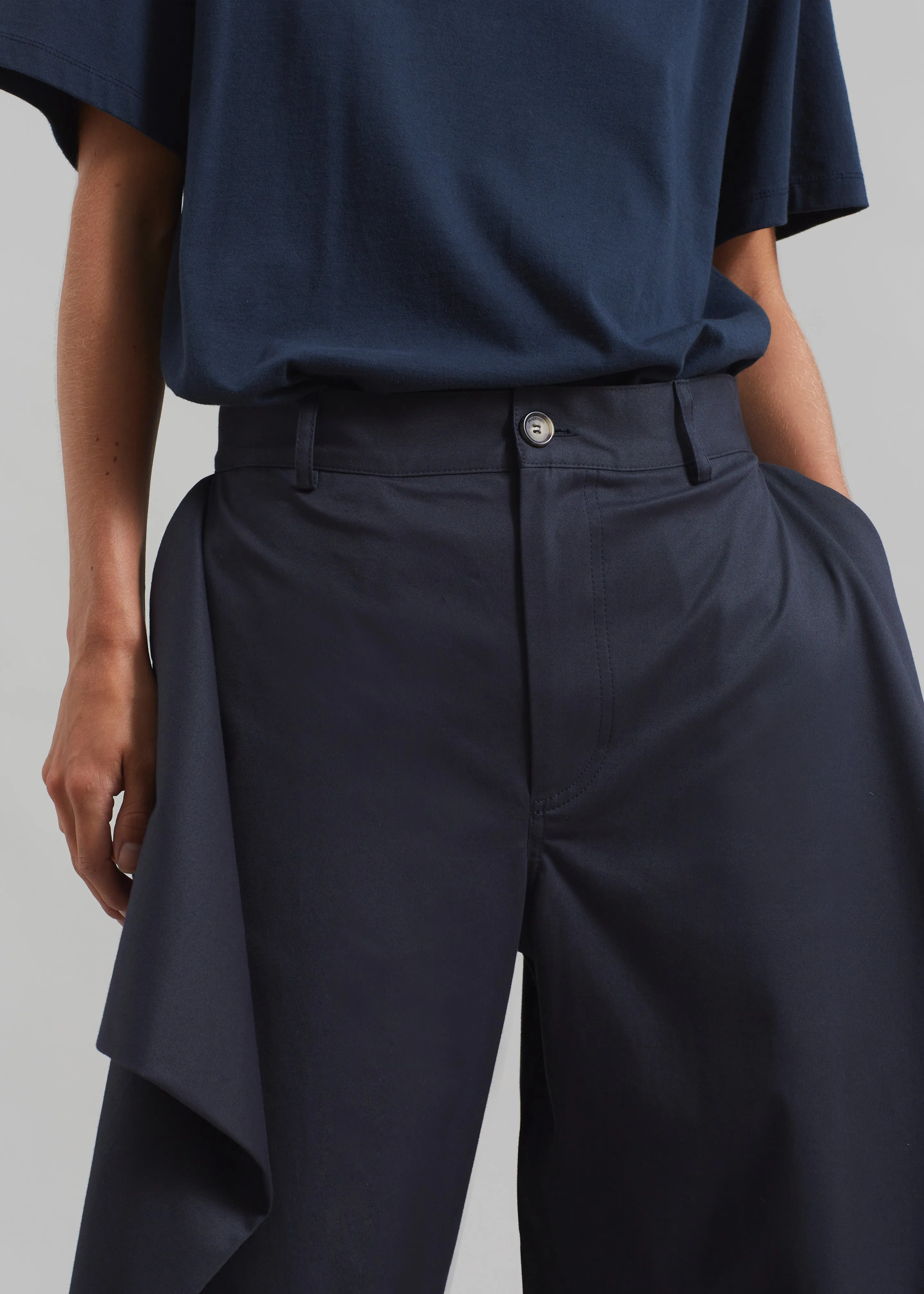 JW Anderson Kite Trousers - Navy | Parallel