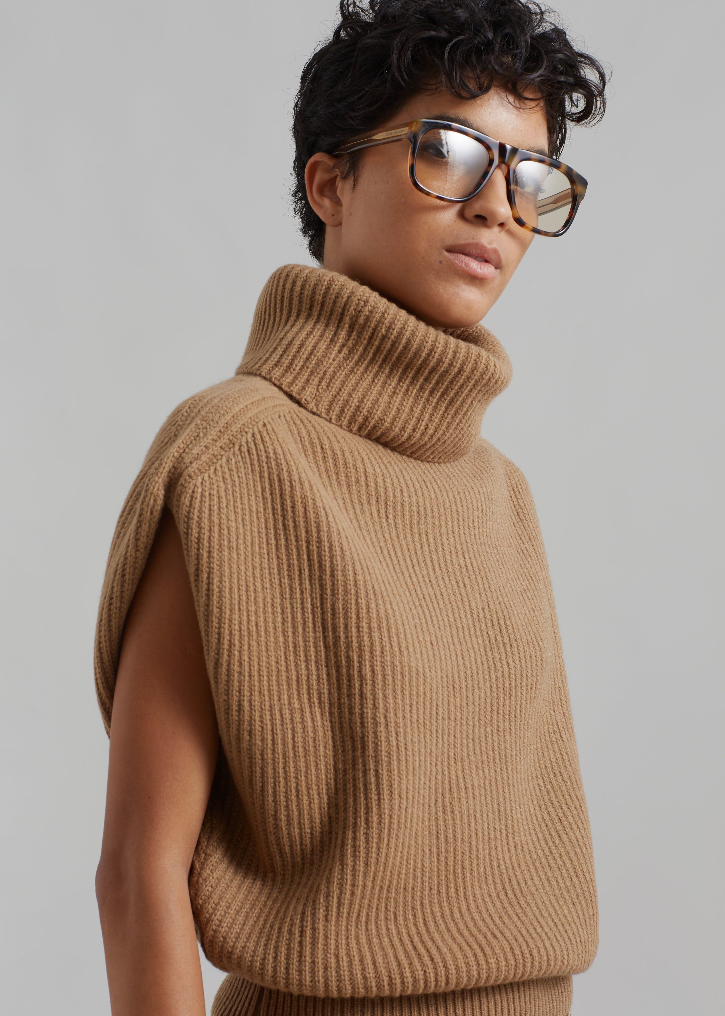 Lana Sleeveless Turtleneck - Camel sold by Frankie Shop product image thumbnail 4