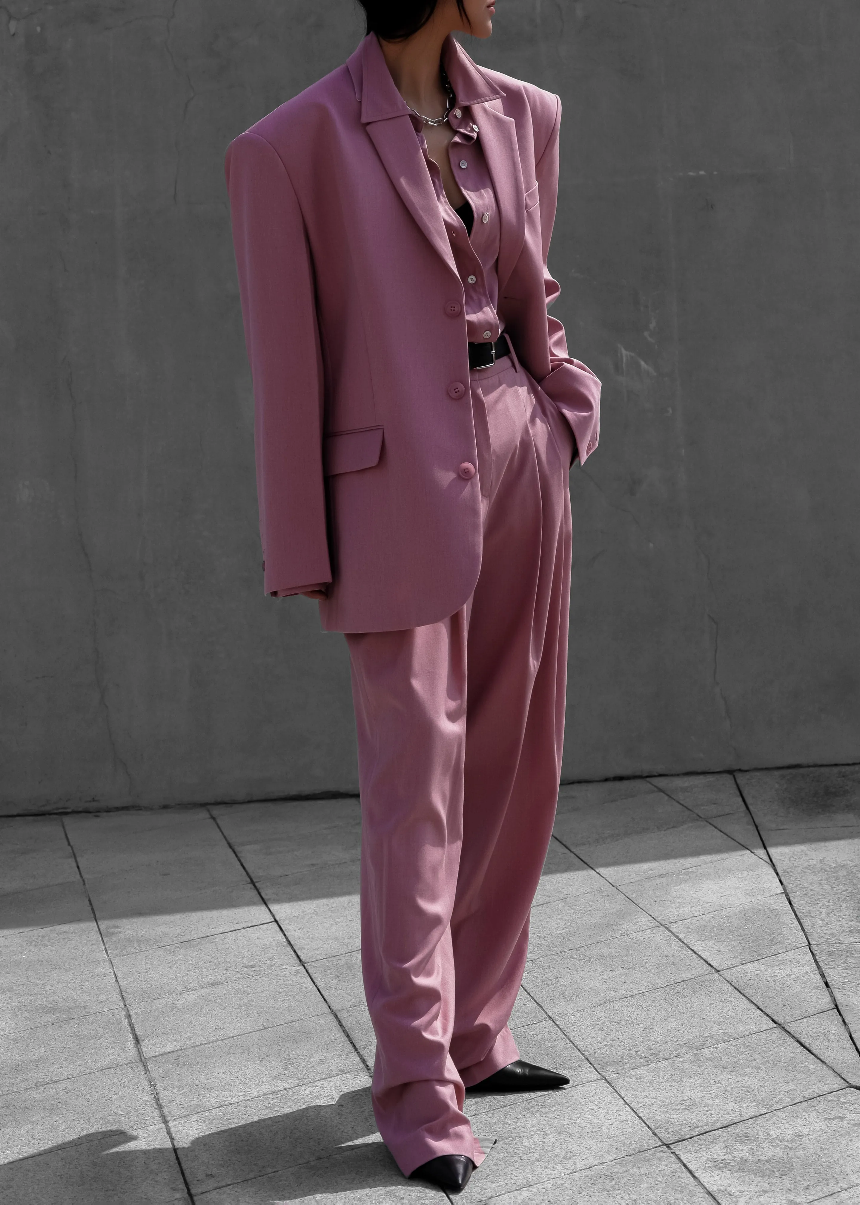 Gelso Oversized Blazer - Rose sold by Frankie Shop product image thumbnail 2