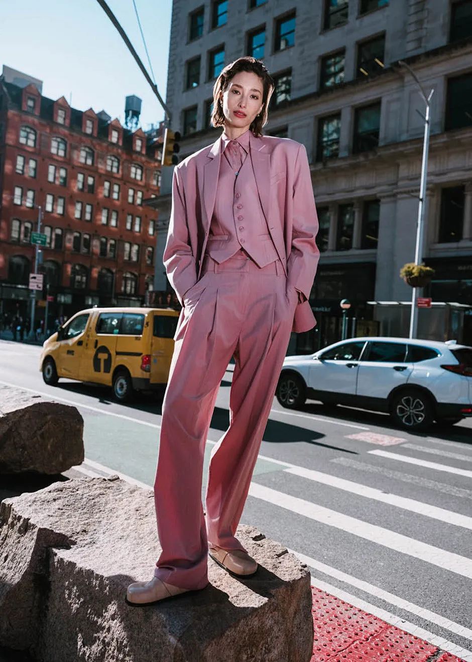 Gelso Oversized Blazer - Rose sold by Frankie Shop product image thumbnail 4