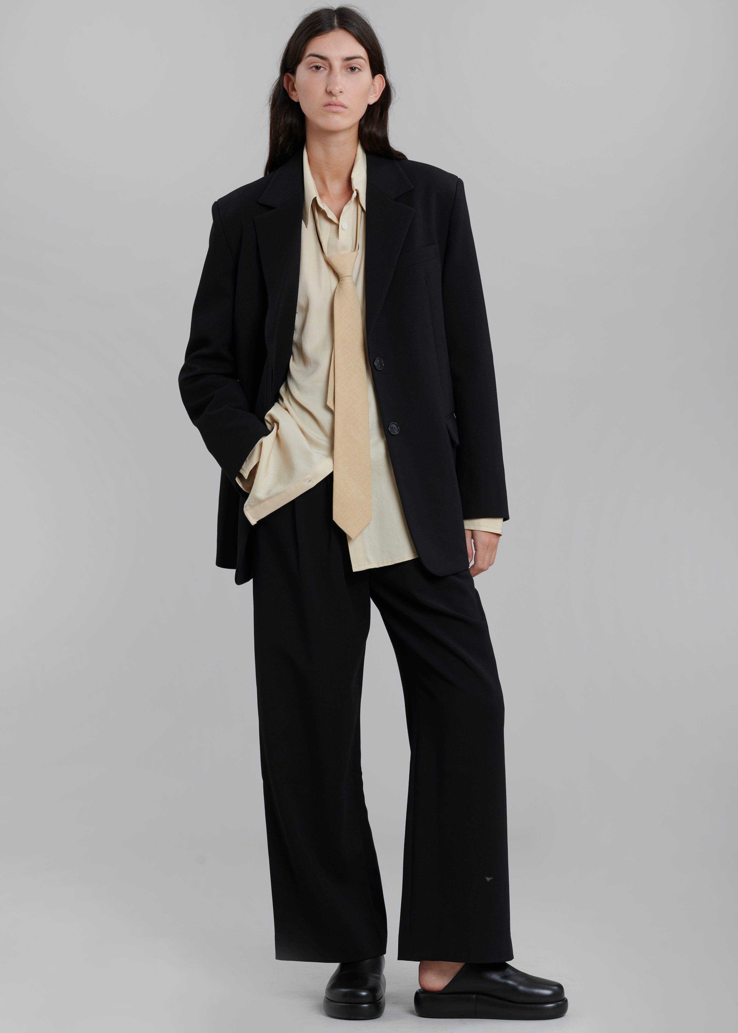 Helena Necktie - Beige sold by Frankie Shop product image thumbnail 3