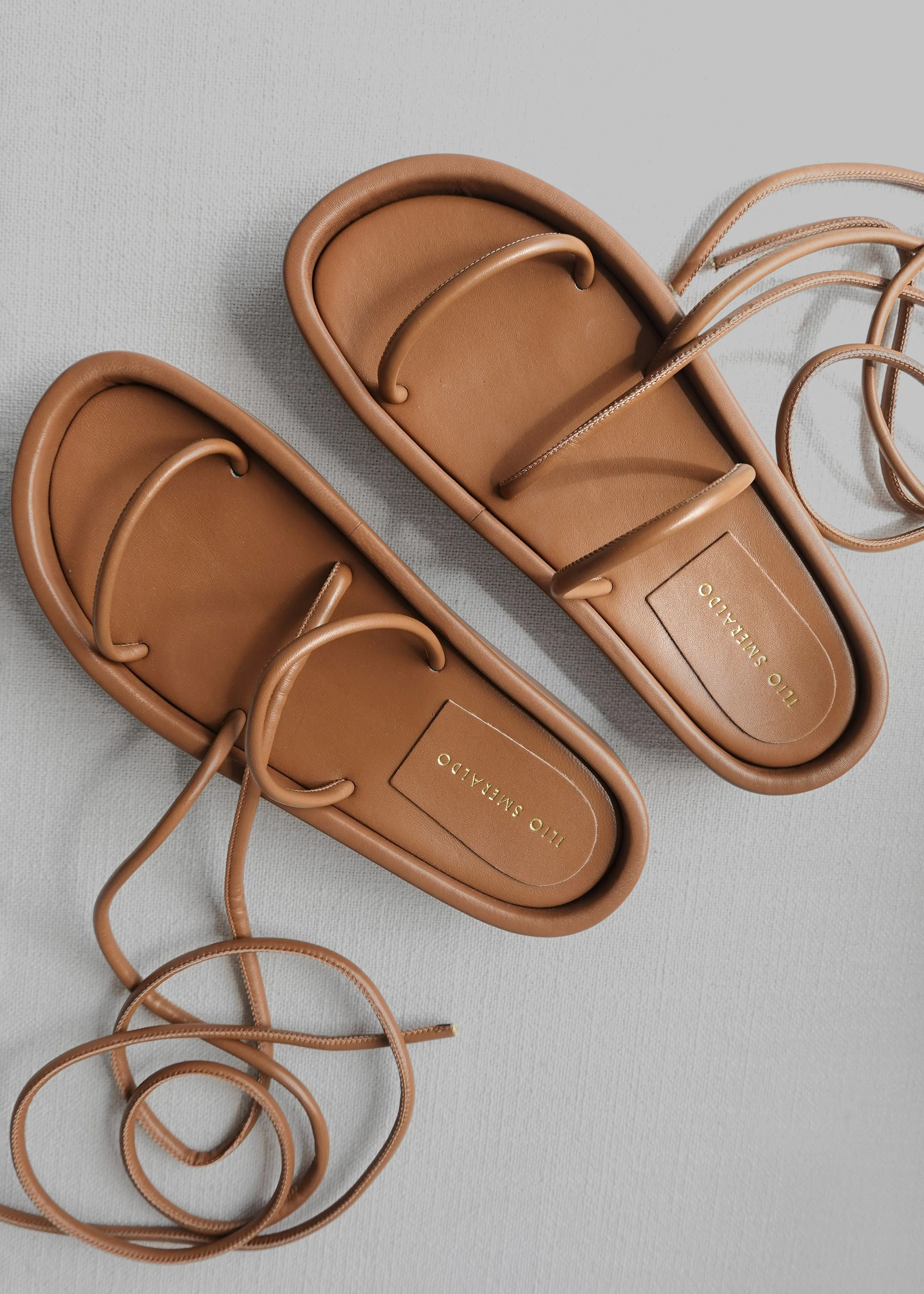 Ilio Smeraldo Pritika 01 Lace Up Sandal - Cinnamon sold by Frankie Shop product image thumbnail 2