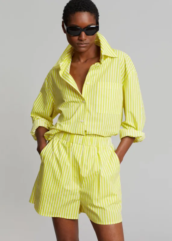 Lui Cotton Boxer Short - Citrus Stripe sold by Frankie Shop