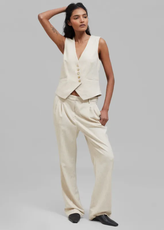 The Garment Taranto Pants - Linen made by Frankie Shop