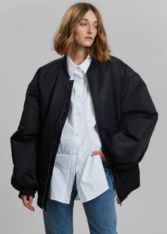 Astra Bomber Jacket - Black sold by Frankie Shop