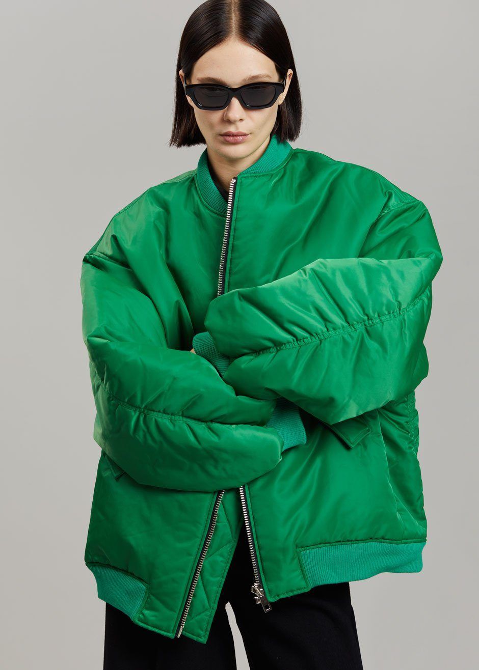 Astra Bomber Jacket - Kelly Green sold by Frankie Shop product image thumbnail 6