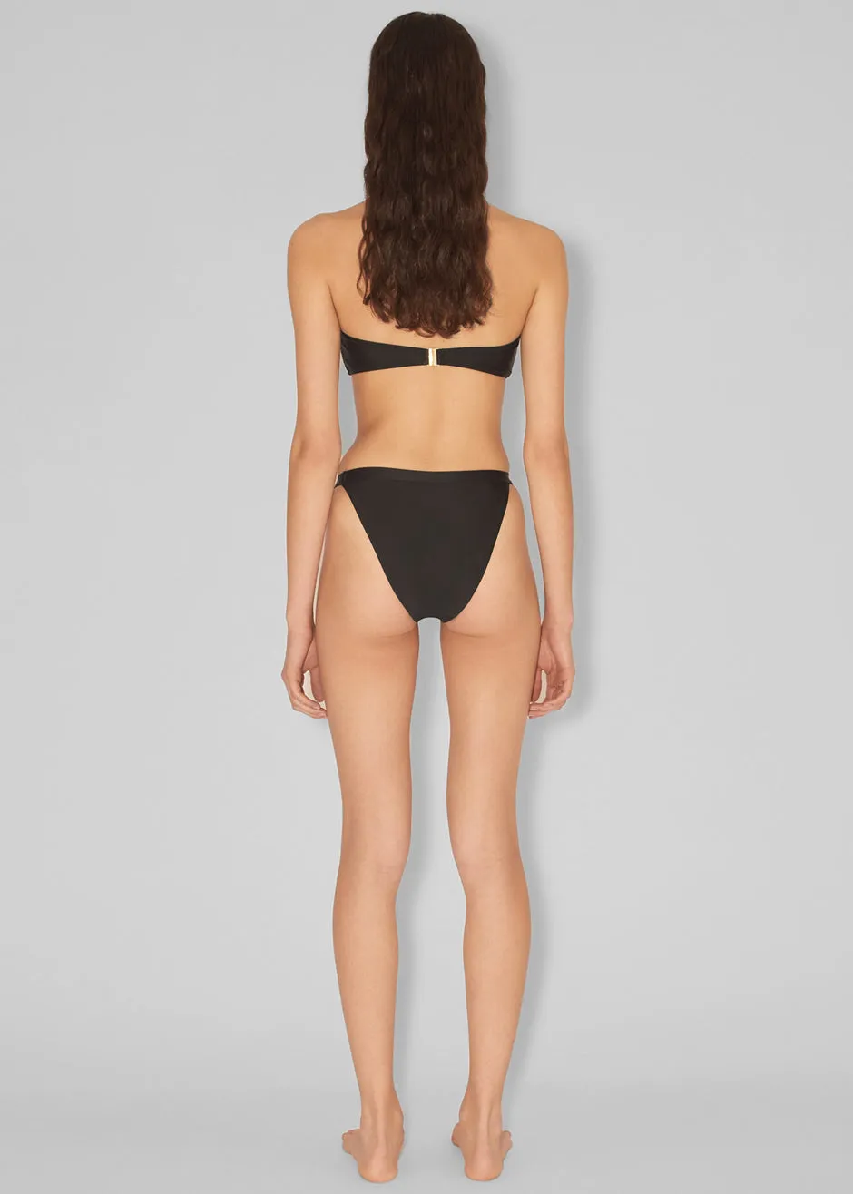 Nanushka Mahy Round Front Wire Bandeau - Black sold by Frankie Shop product image thumbnail 4