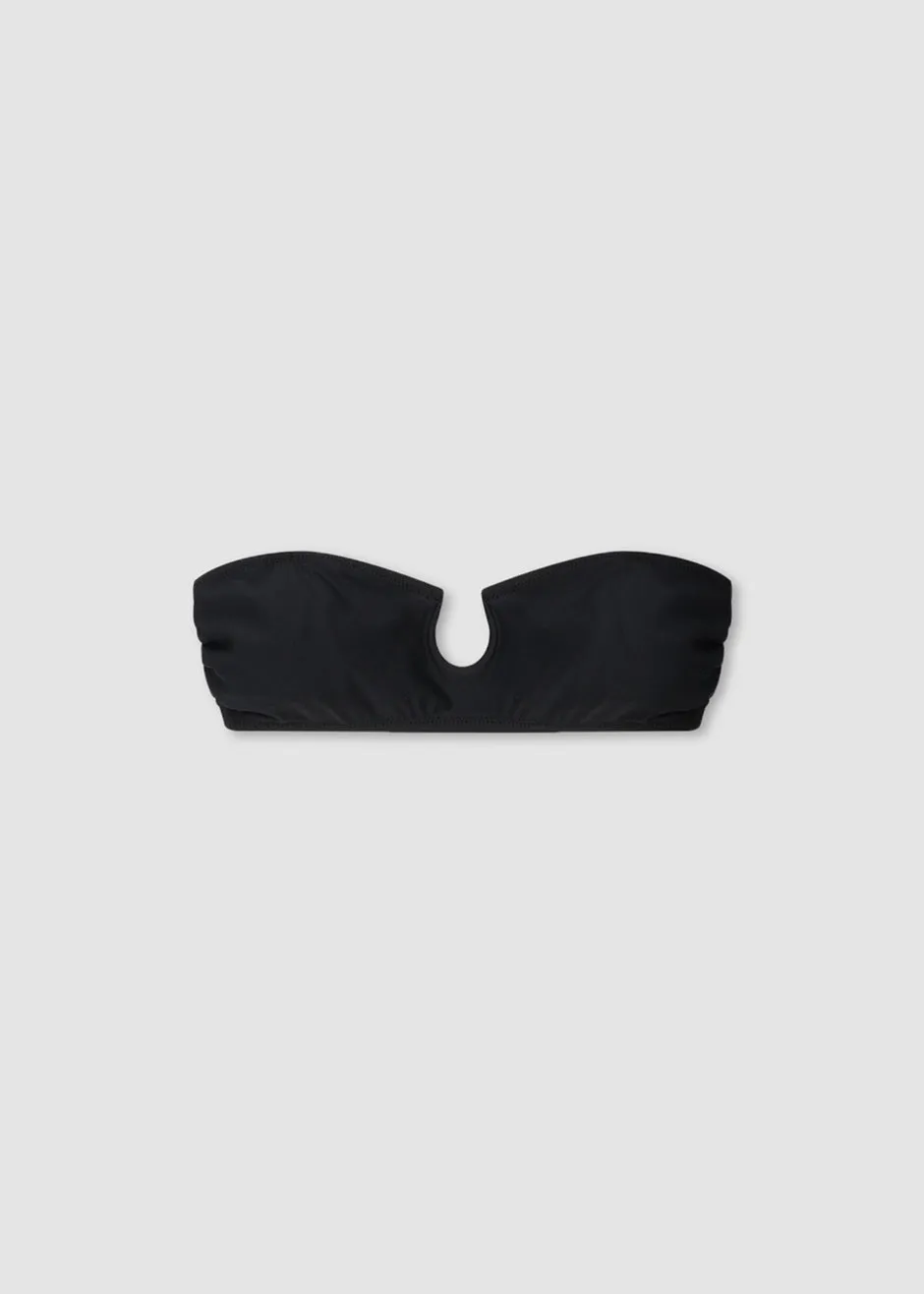Nanushka Mahy Round Front Wire Bandeau - Black sold by Frankie Shop product image thumbnail 5
