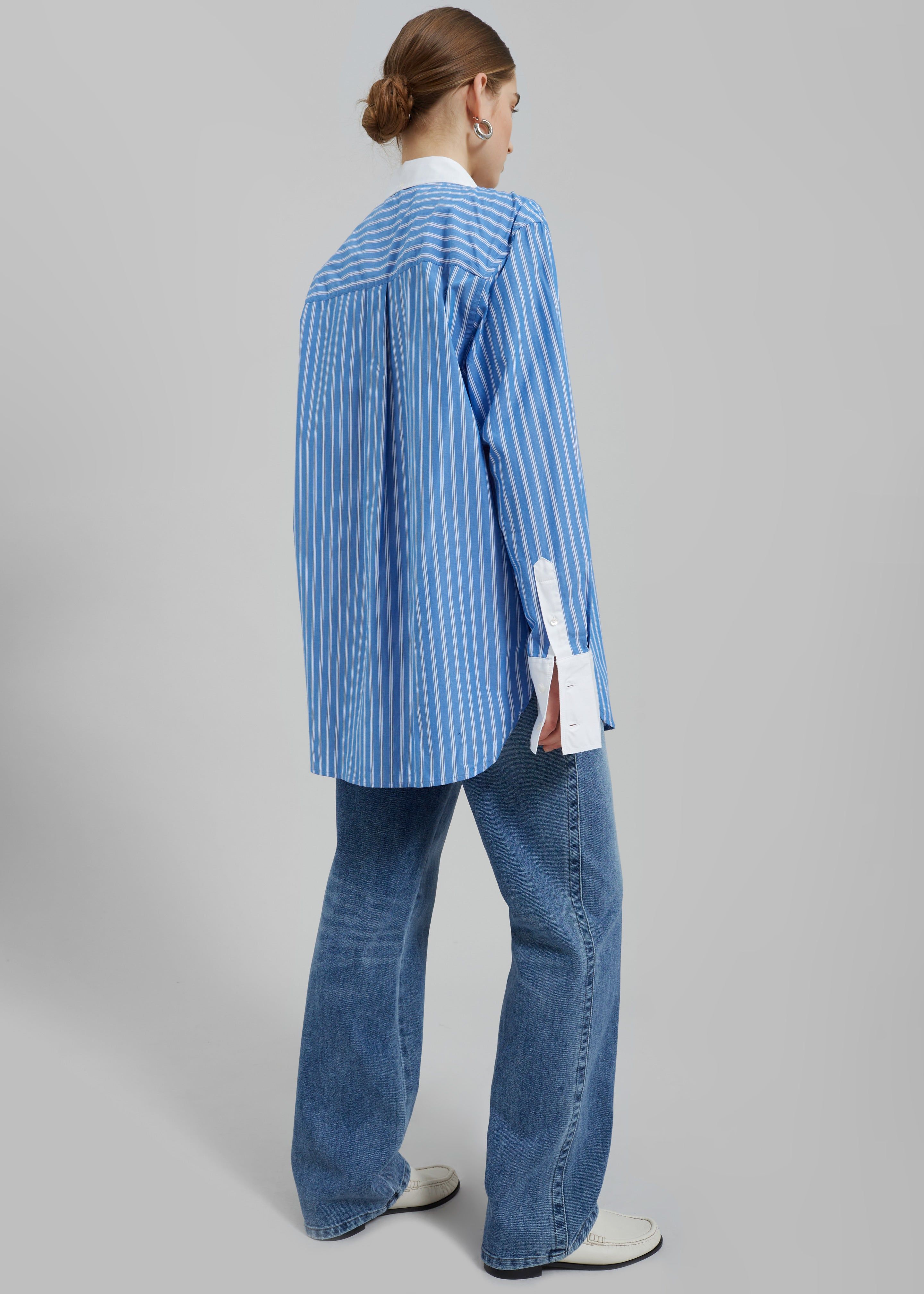 Samsøe Samsøe Salovas Shirt - Blue St sold by Frankie Shop