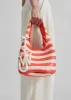 JW Anderson Mini Sequin Shopper - Orange/White sold by Frankie Shop