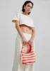 JW Anderson Mini Sequin Shopper - Orange/White sold by Frankie Shop