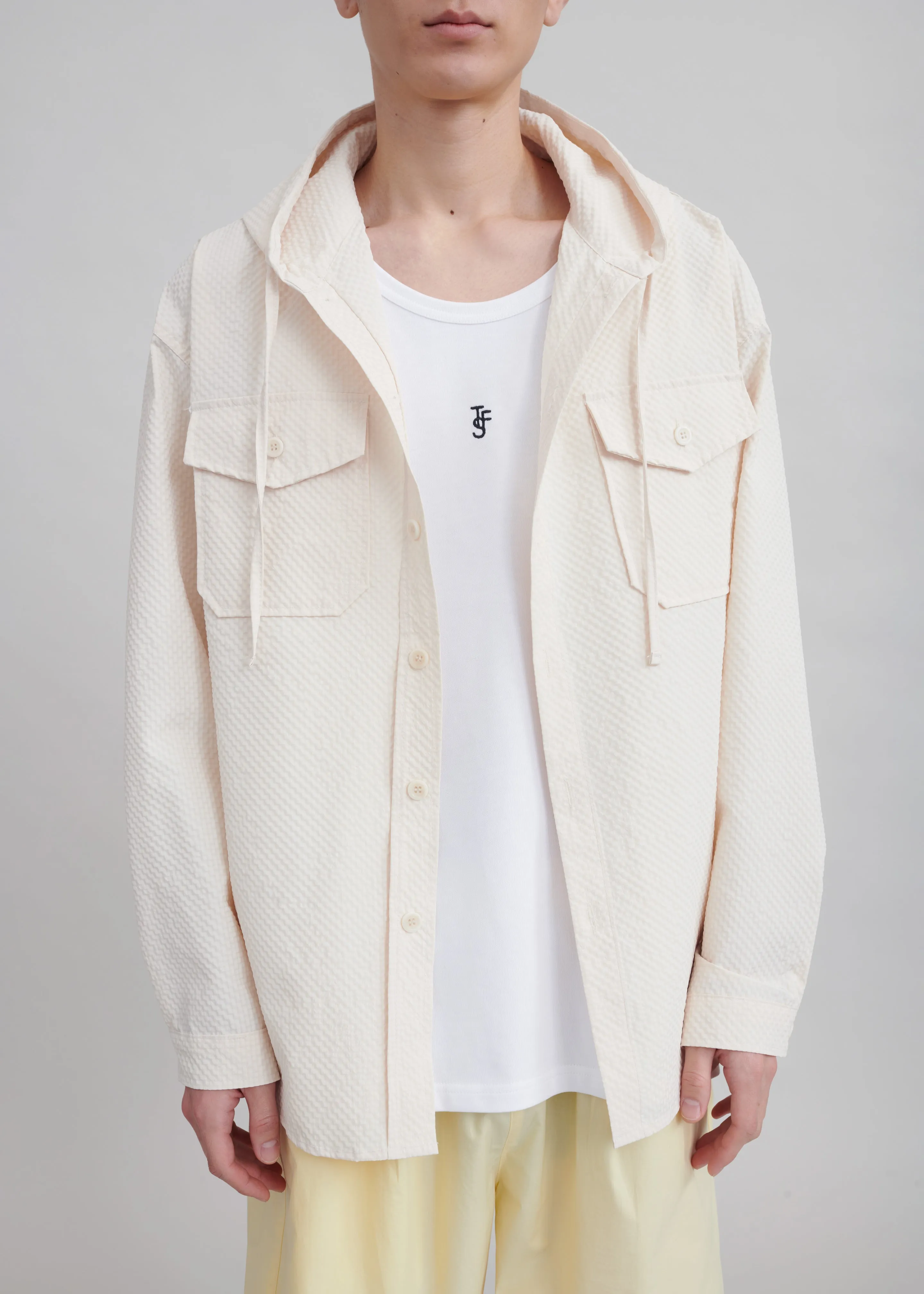 Lars Hooded Jacket - Beige sold by Frankie Shop product image thumbnail 2