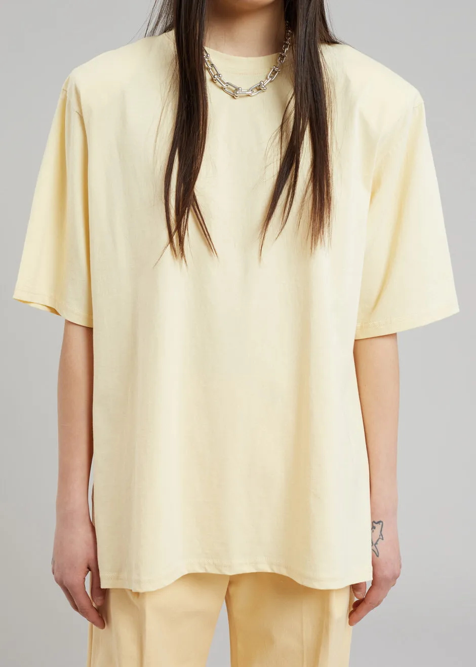 Kusa Slit Tee - Pale Yellow sold by Frankie Shop product image thumbnail 3