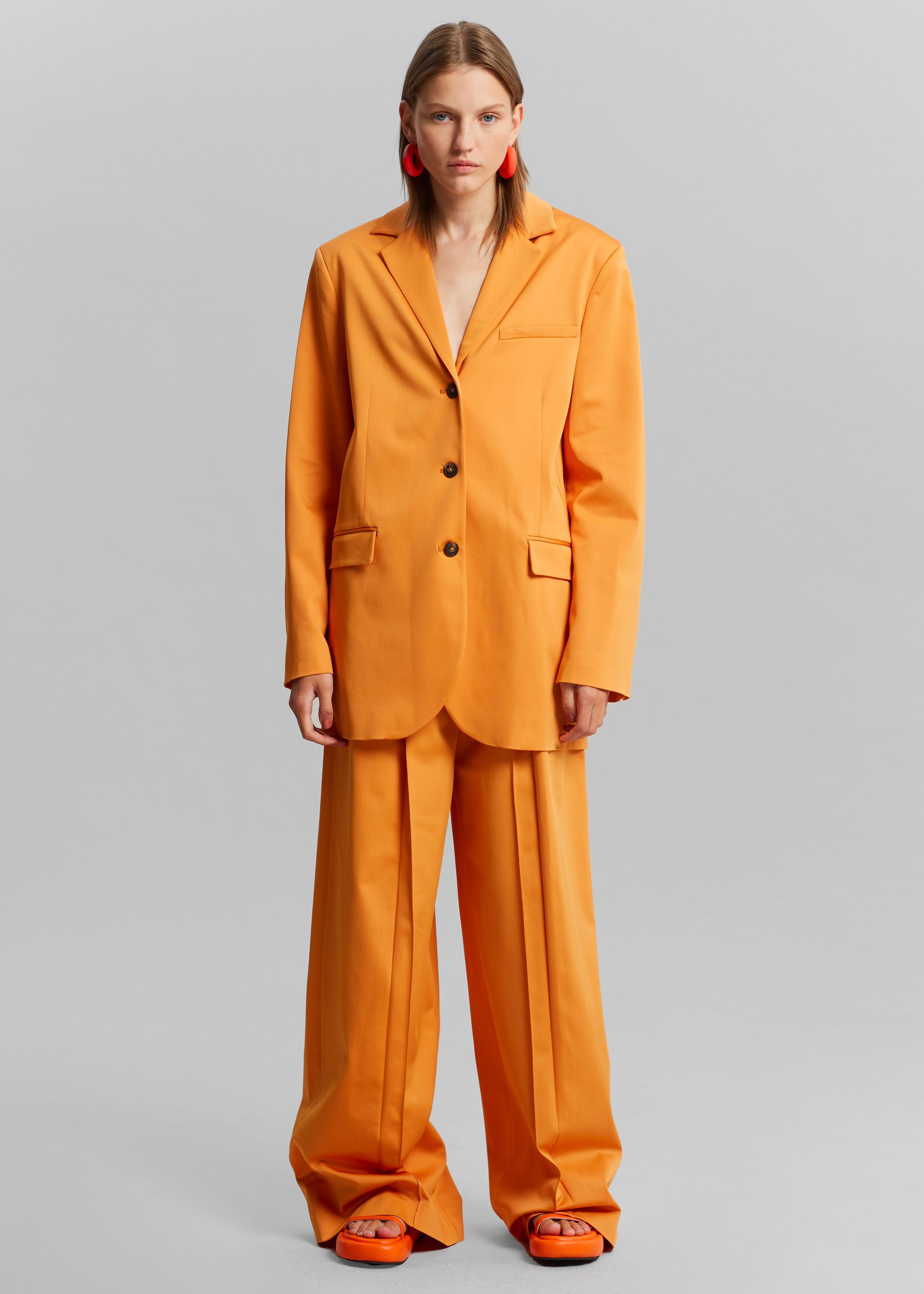 Loulou Studio Lehen Wide Pants - Orange sold by Frankie Shop product image thumbnail 3
