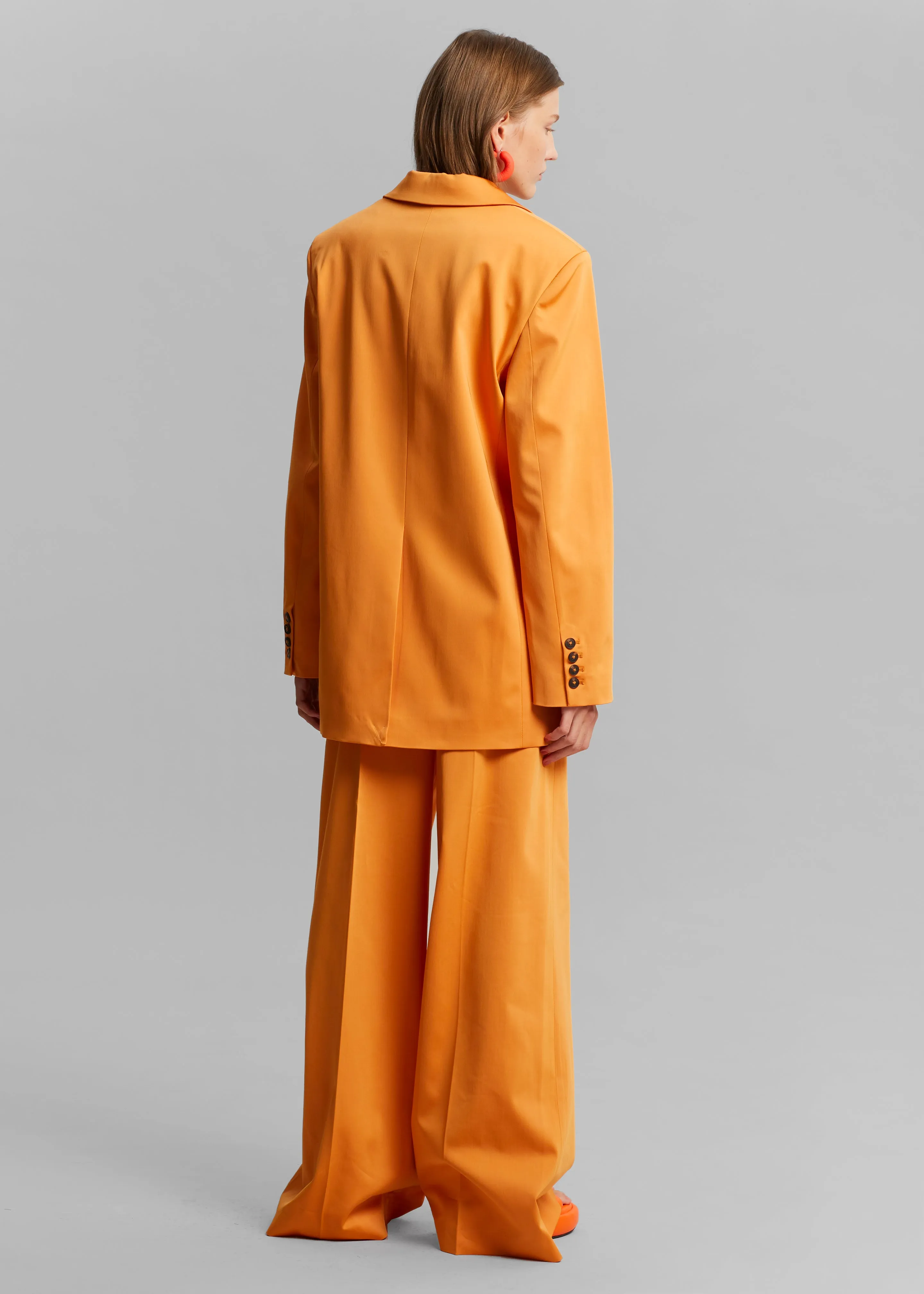 Loulou Studio Sund Blazer - Orange sold by Frankie Shop product image thumbnail 4