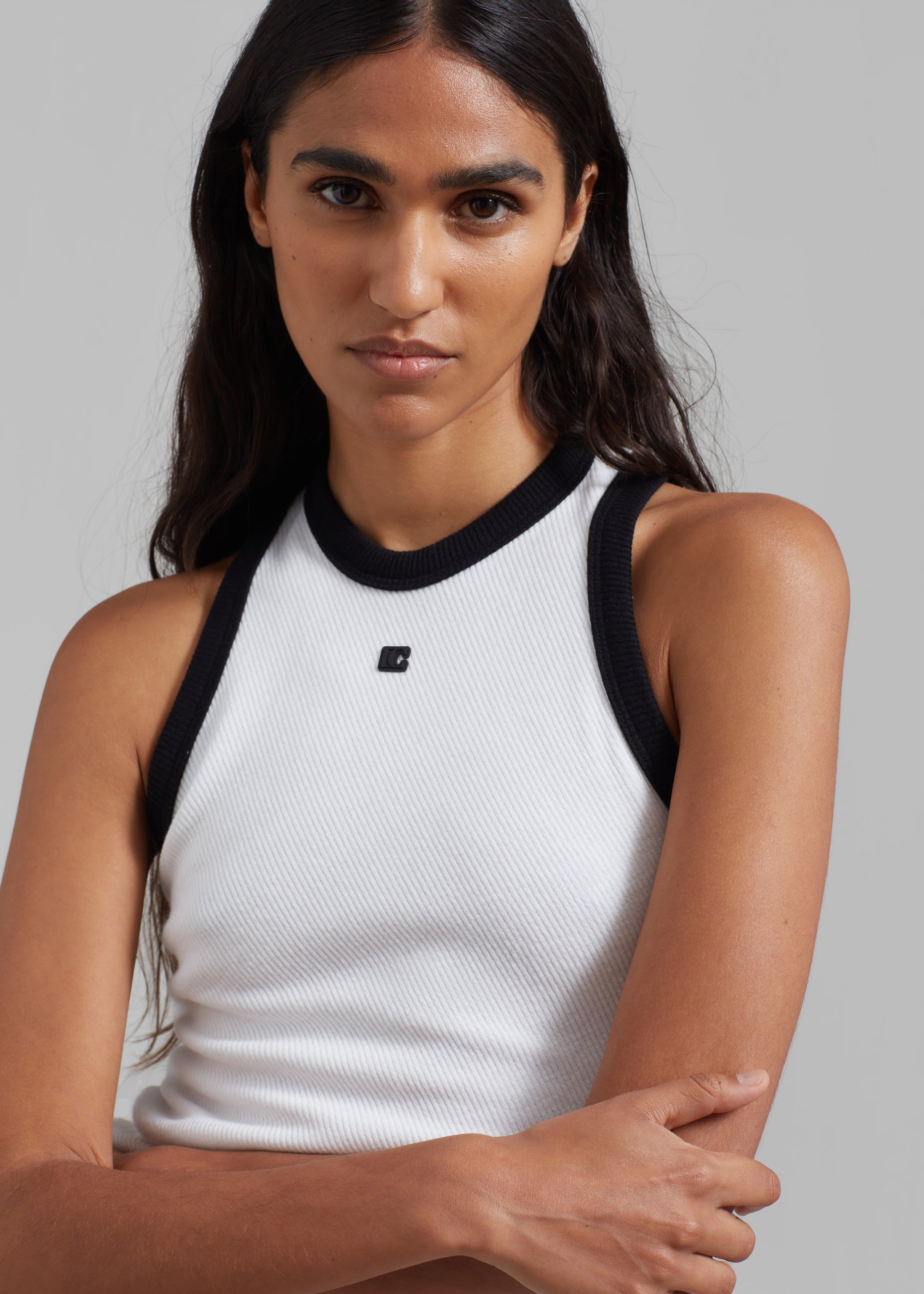 Low Classic Classic Rib Sleeveless Top - White sold by Frankie Shop product image thumbnail 5
