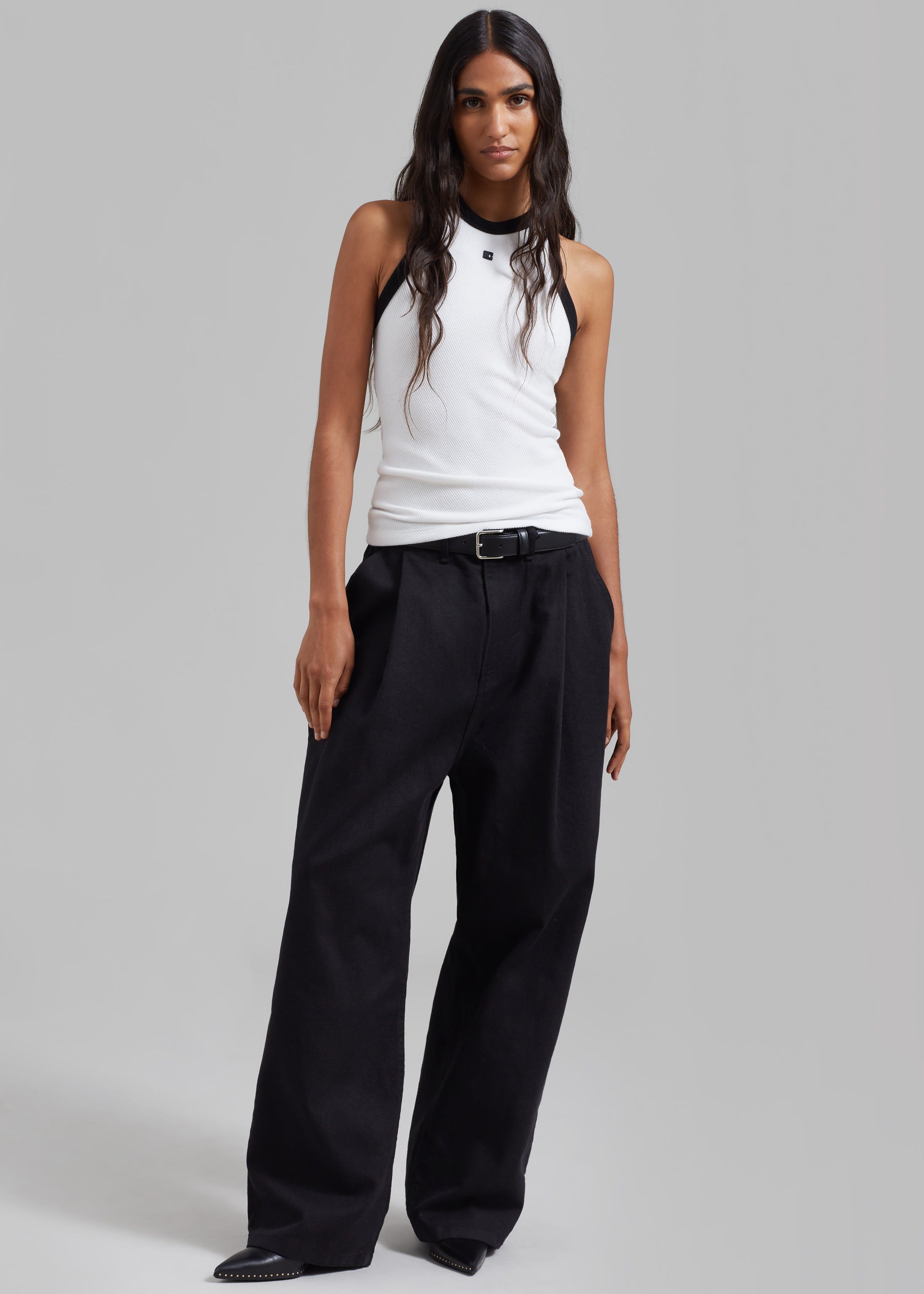 Low Classic Classic Rib Sleeveless Top - White sold by Frankie Shop product image thumbnail 6