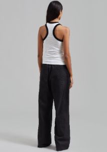 Low Classic Classic Rib Sleeveless Top - White sold by Frankie Shop