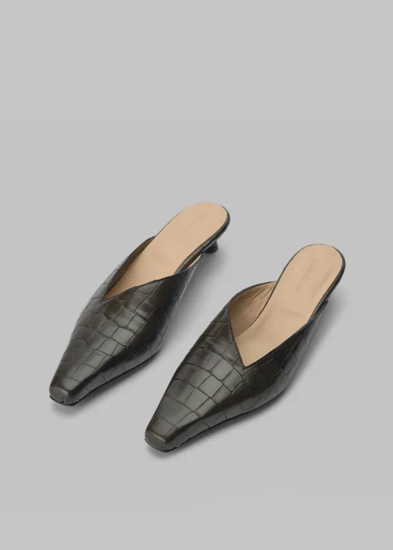 By Malene Birger Micea Mules - Dusty Brown made by Frankie Shop