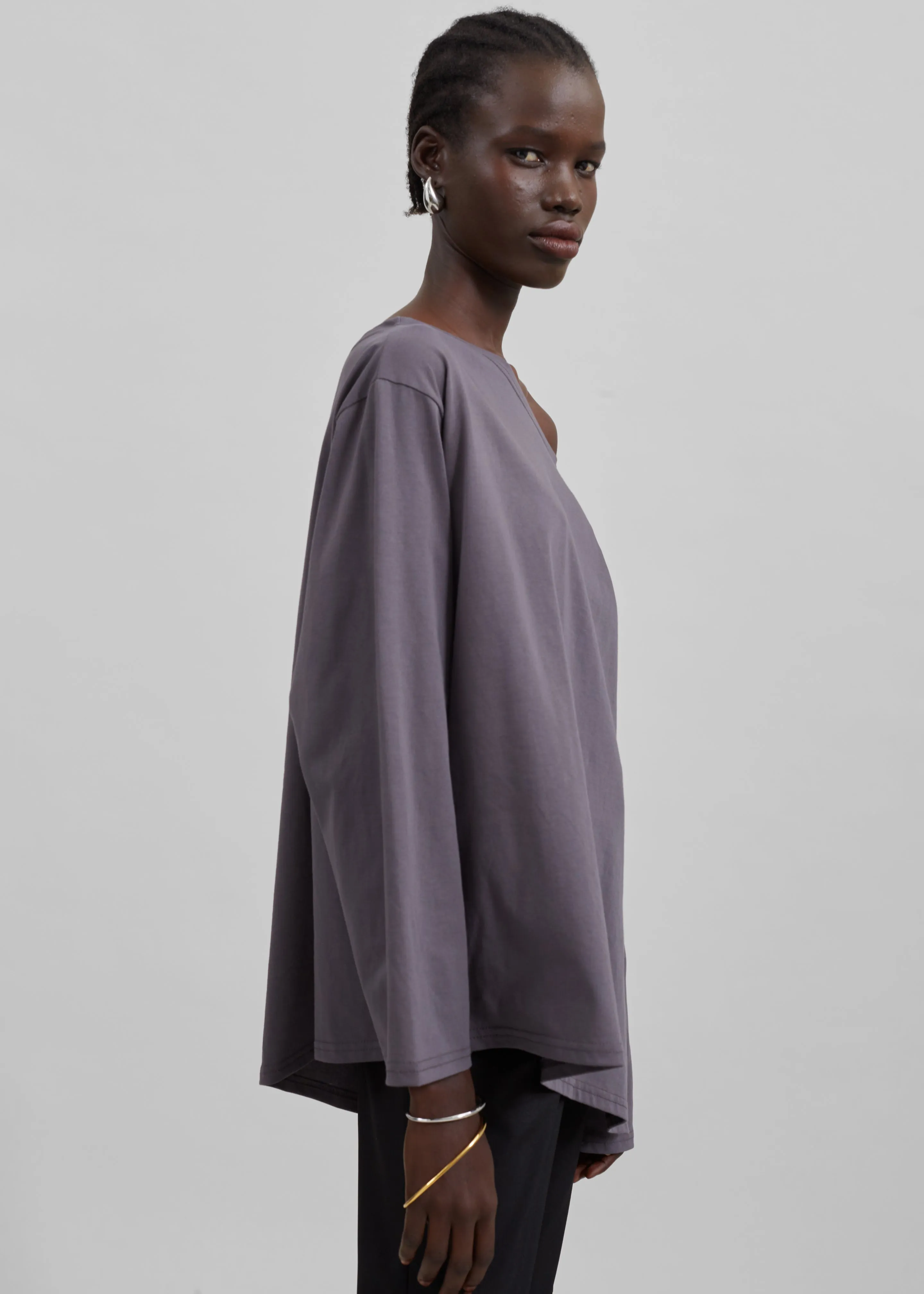 Apollo Long Sleeve Tee - Charcoal sold by Frankie Shop product image thumbnail 3