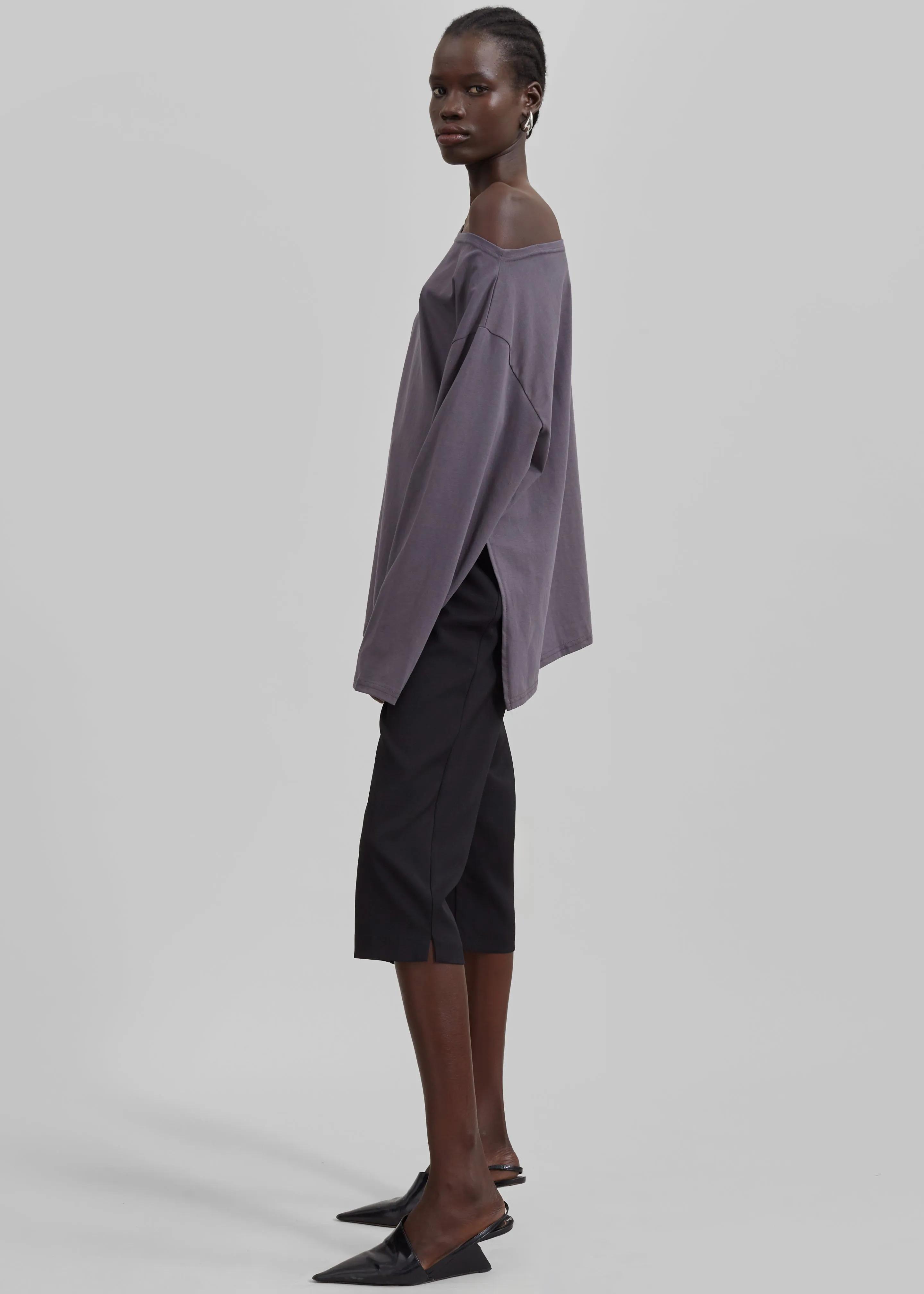 Apollo Long Sleeve Tee - Charcoal sold by Frankie Shop product image thumbnail 2