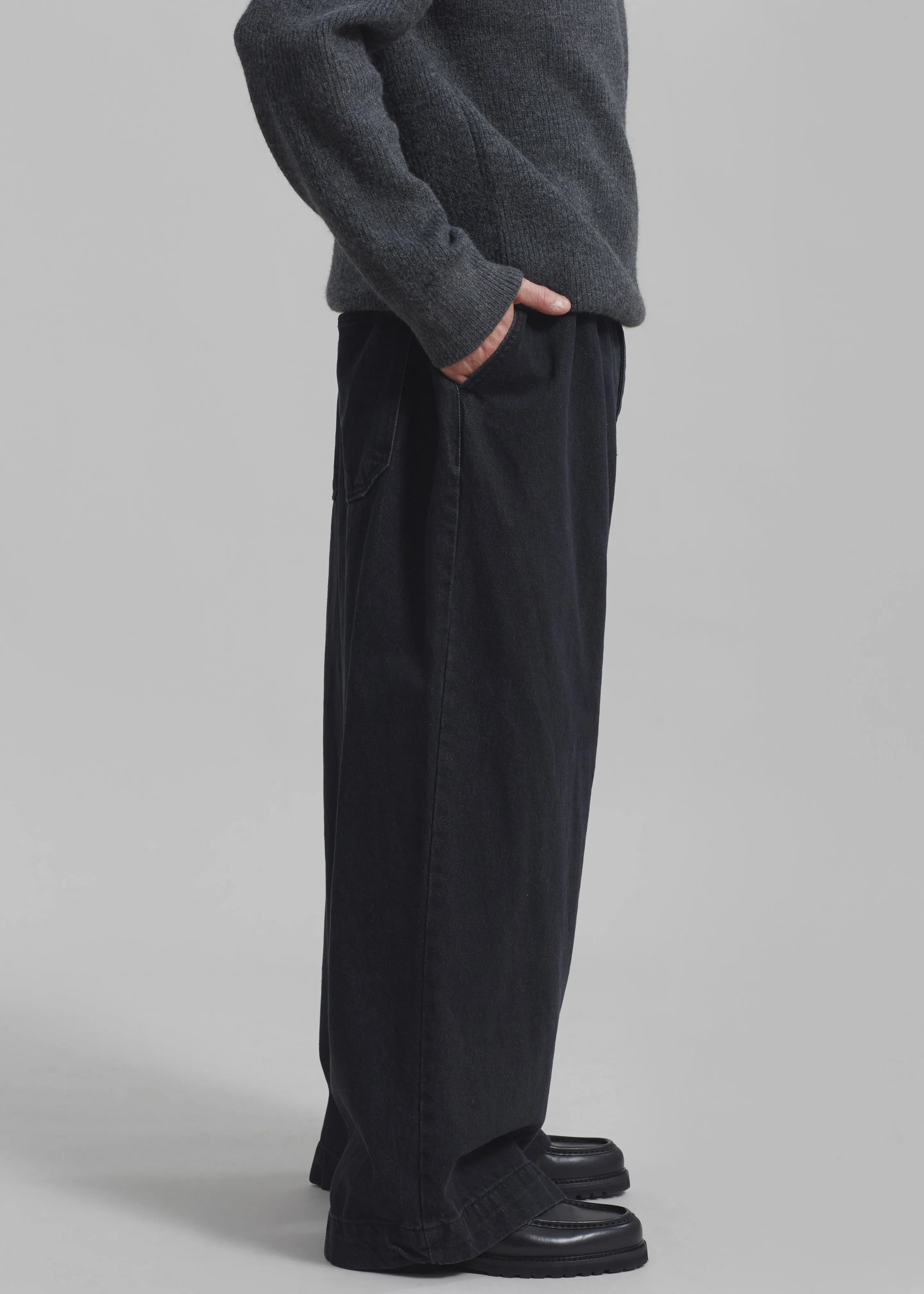 Graham Denim Pants - Black Wash sold by Frankie Shop product image thumbnail 4