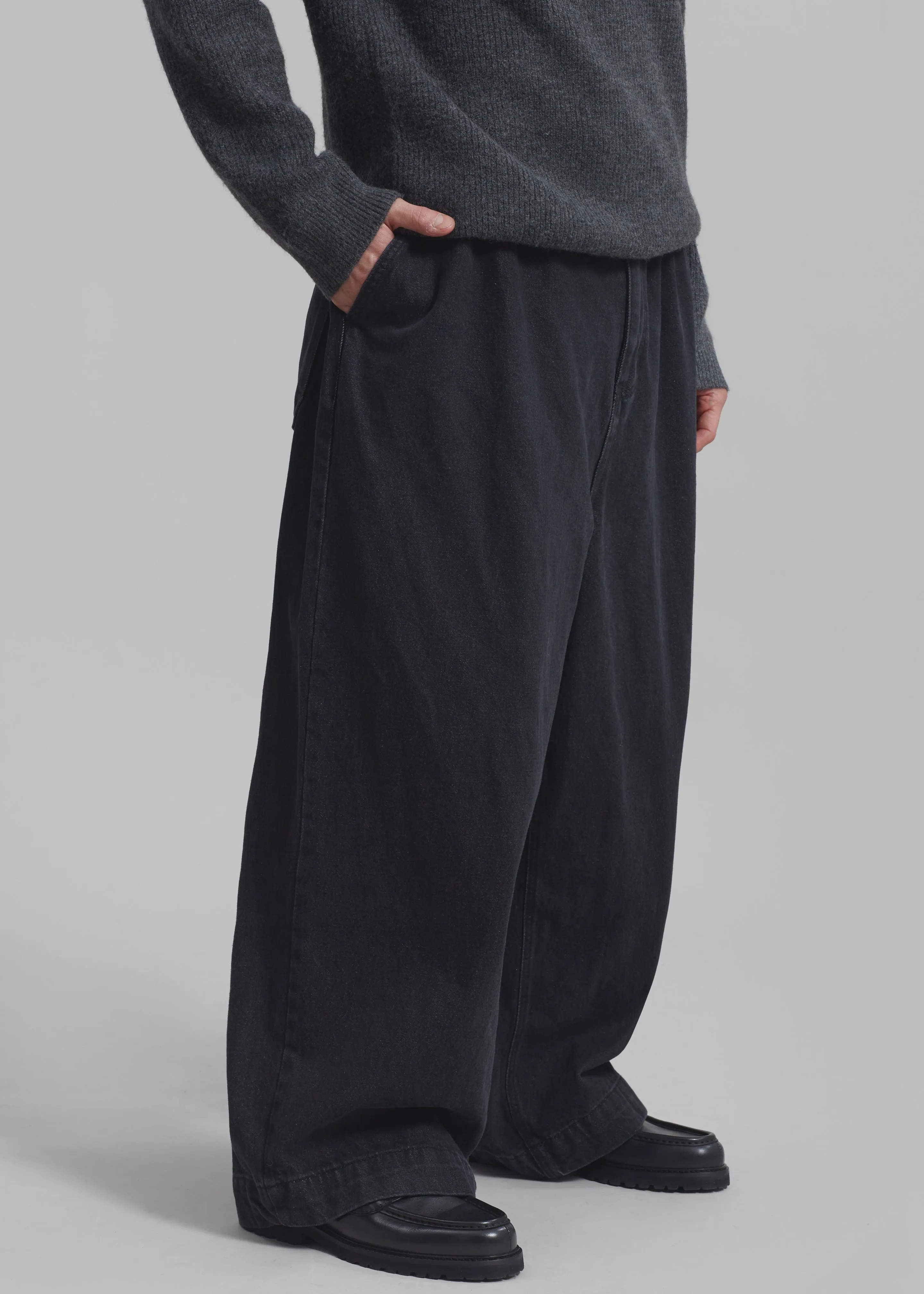 Graham Denim Pants - Black Wash sold by Frankie Shop product image thumbnail 3