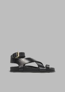 A.Emery Jalen Sandal - Black Croc sold by Frankie Shop
