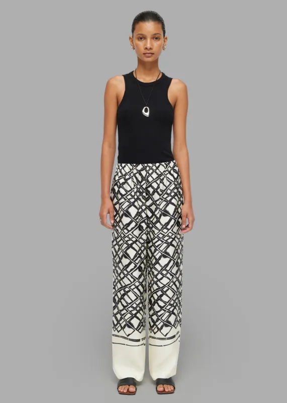 Róhe Unisex Silk Labyrinth Pants - Labyrinth made by Frankie Shop