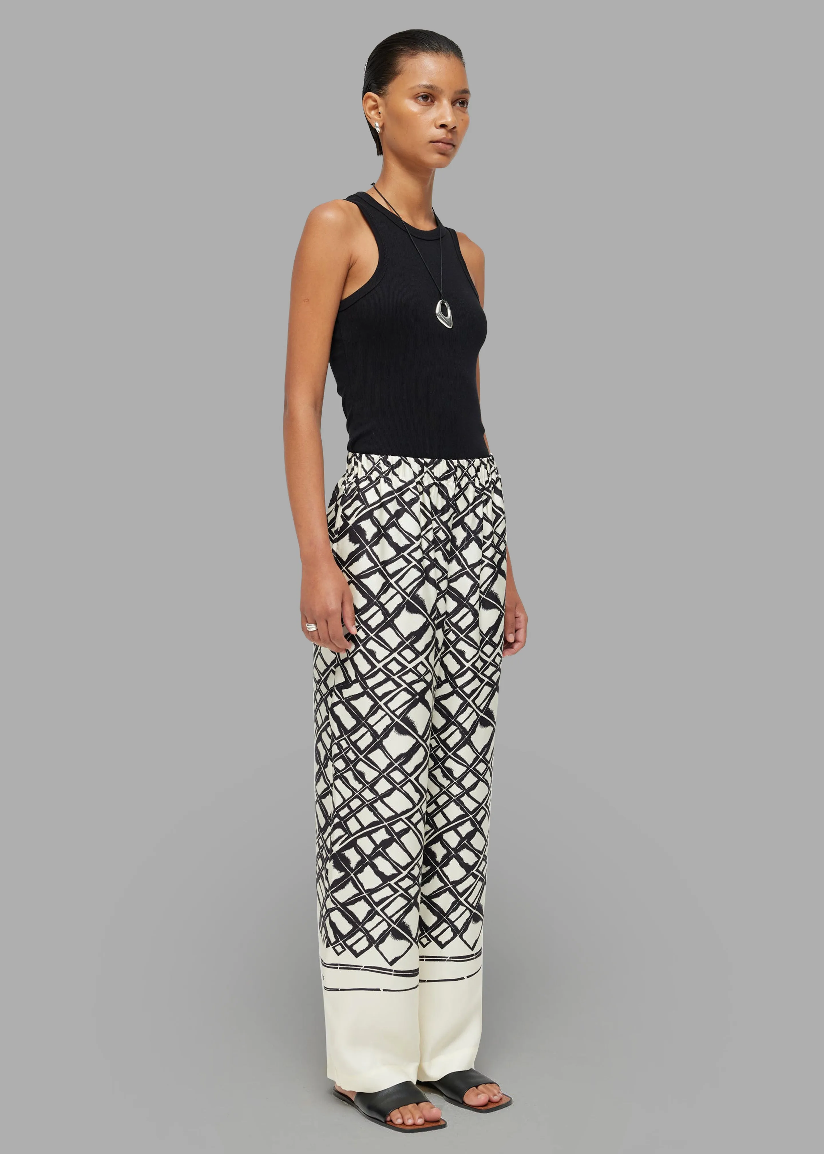 Róhe Unisex Silk Labyrinth Pants - Labyrinth sold by Frankie Shop product image thumbnail 2