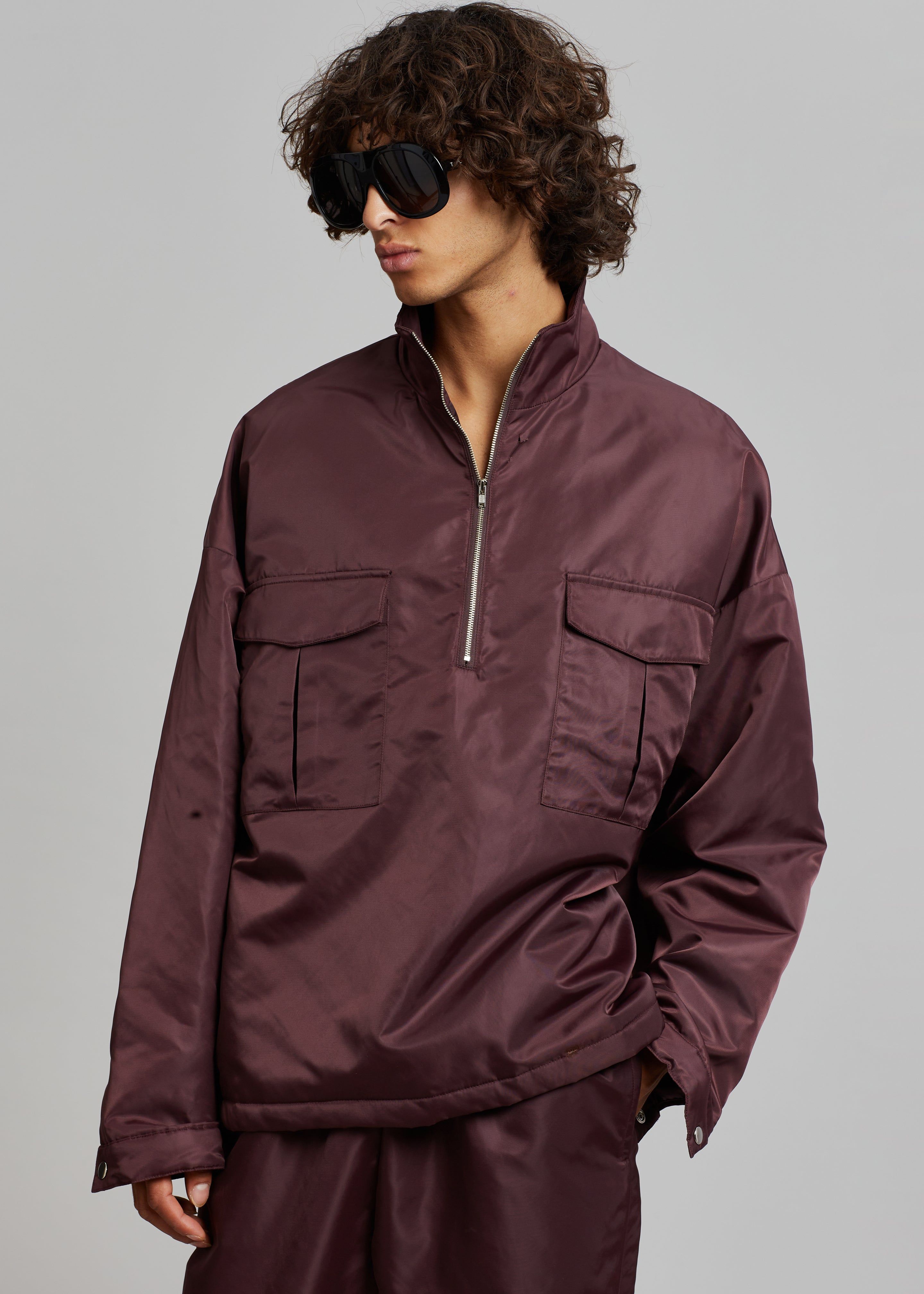 Kevin Anorak Jacket - Burgundy sold by Frankie Shop product image thumbnail 3