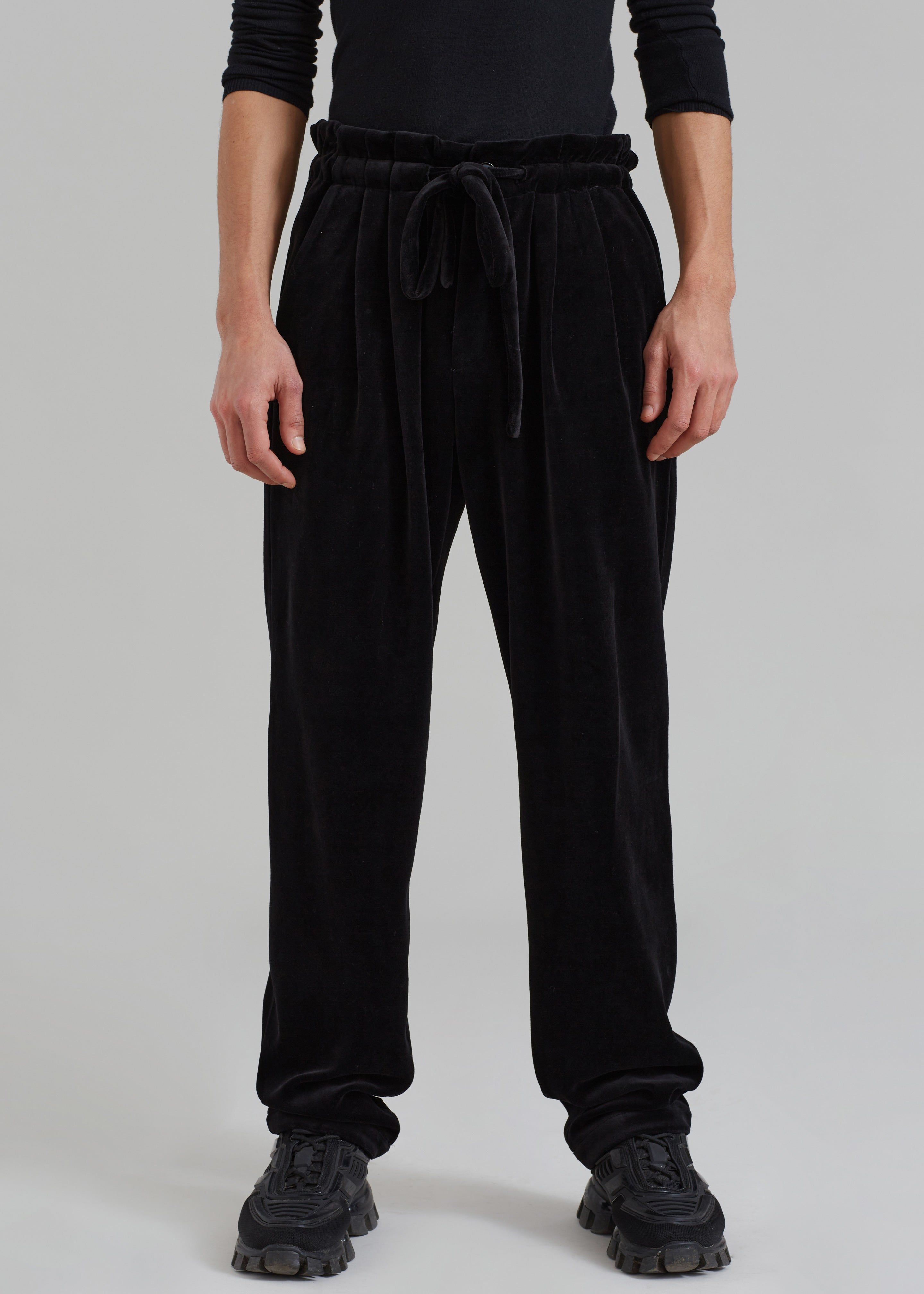 Pierre Velvet Pants - Black sold by Frankie Shop product image thumbnail 4