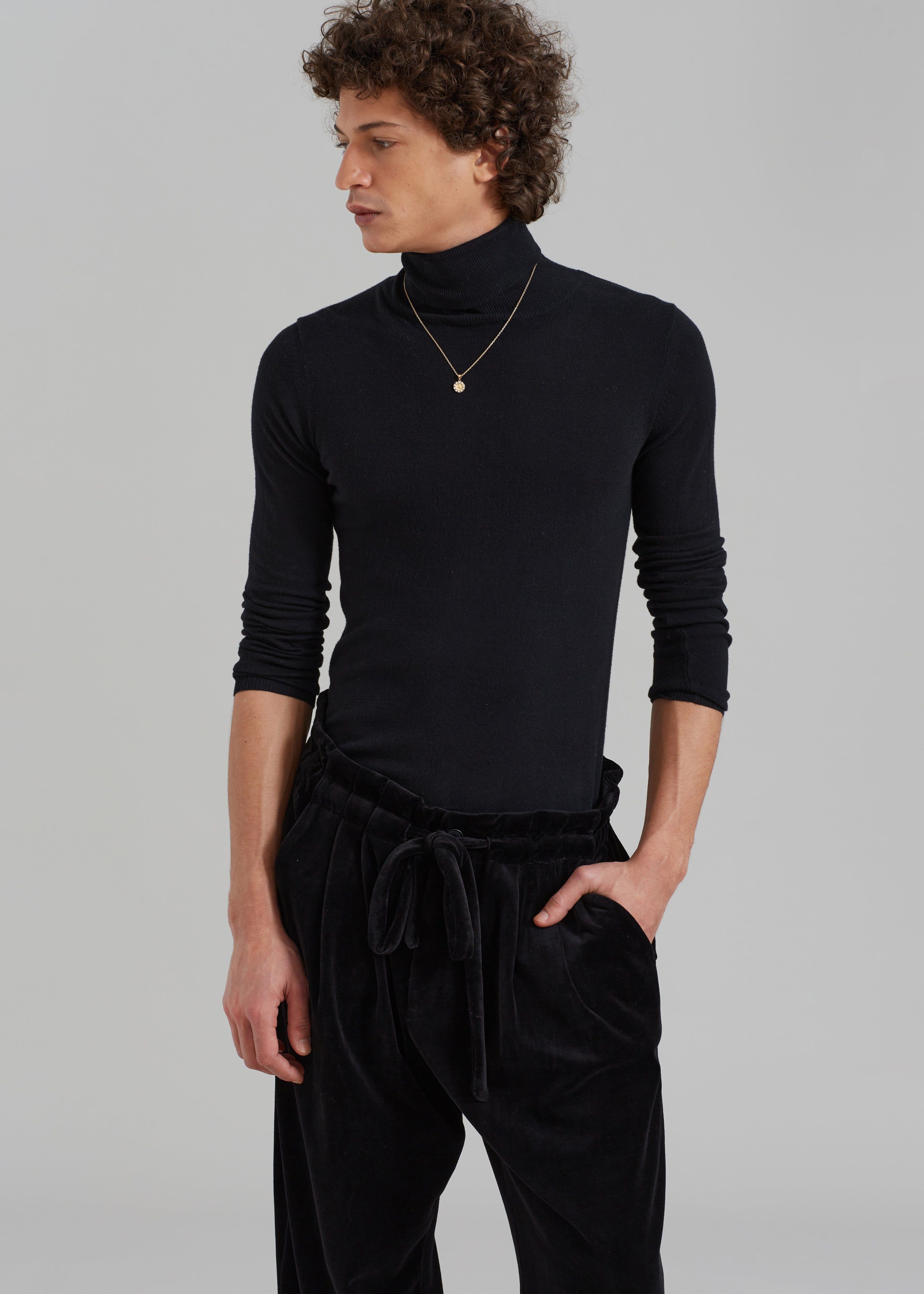 Pierre Velvet Pants - Black sold by Frankie Shop product image thumbnail 6