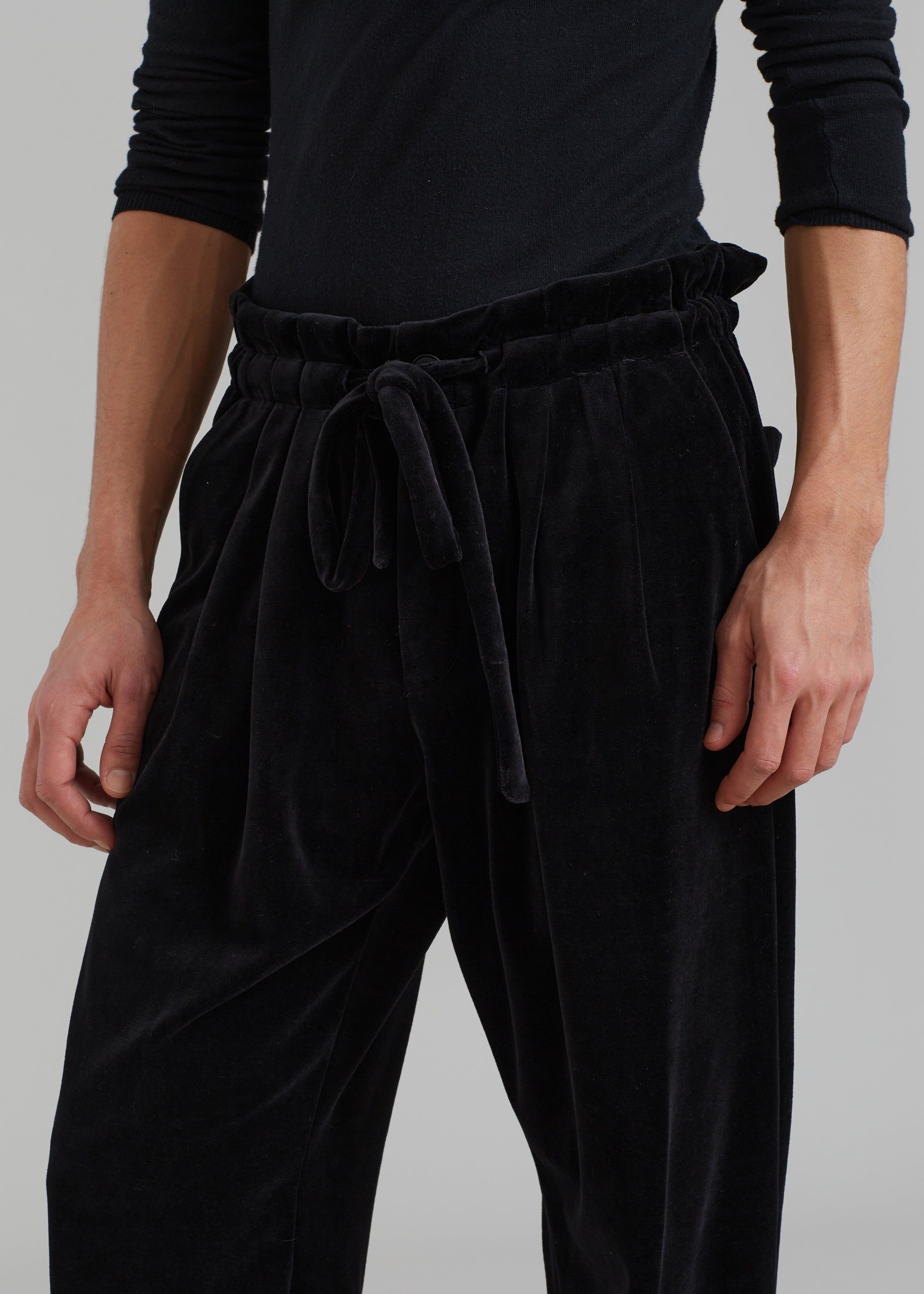 Pierre Velvet Pants - Black sold by Frankie Shop product image thumbnail 5