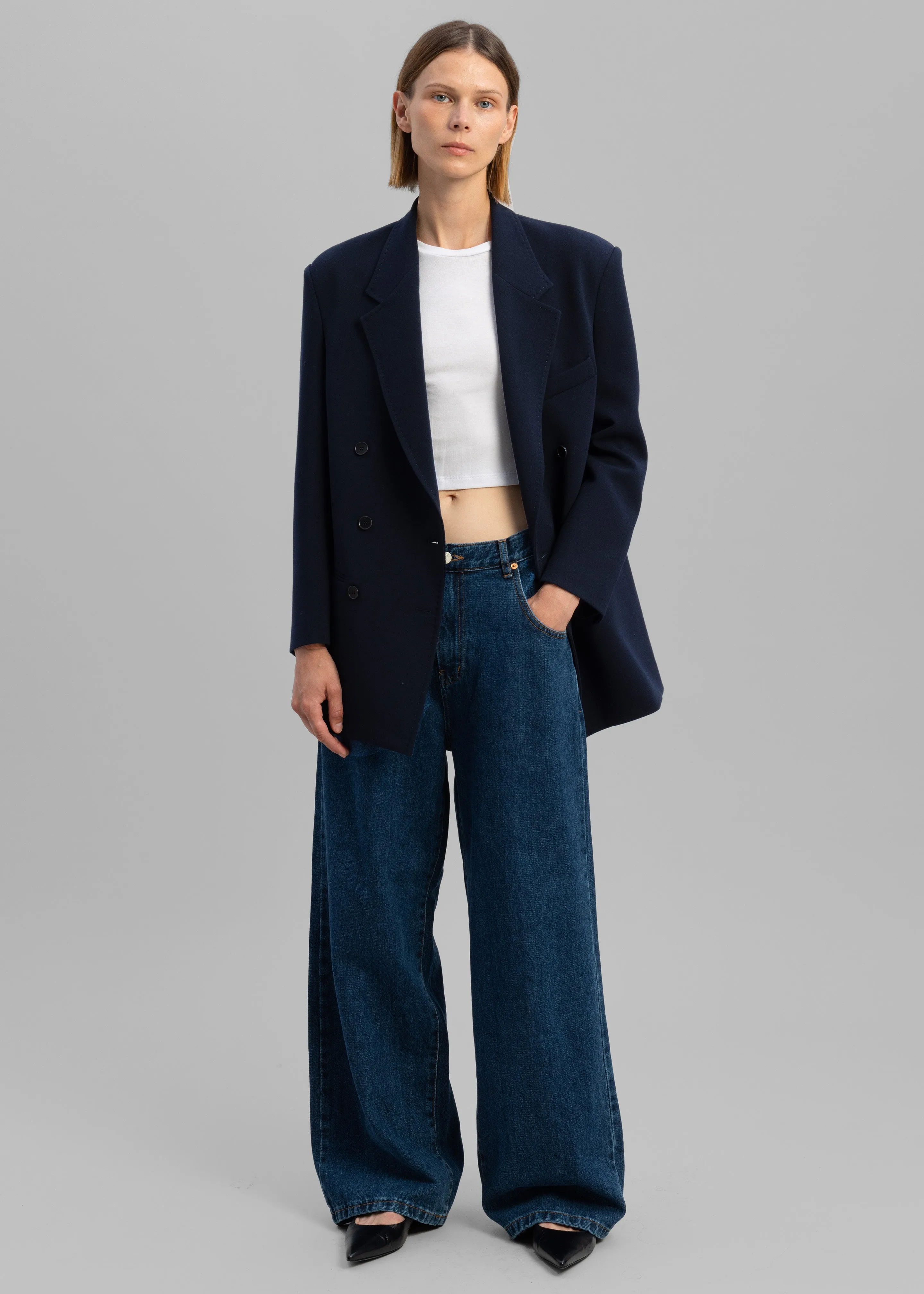 Clemmie Jeans - Dark Indigo sold by Frankie Shop