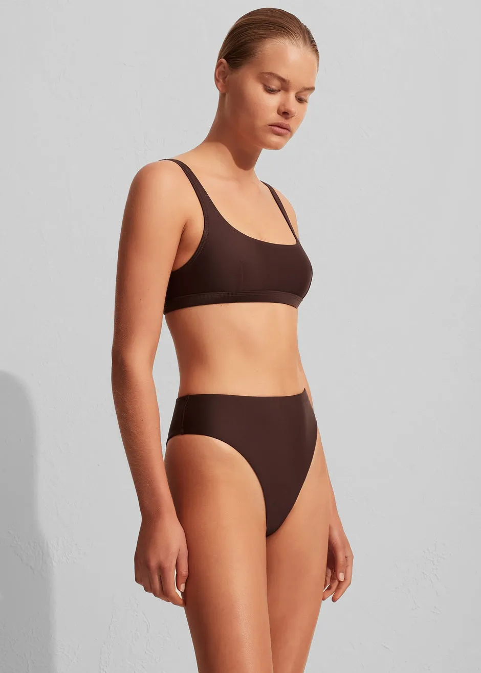 Matteau Nineties High Waist Bikini Brief - Carob sold by Frankie Shop product image thumbnail 2