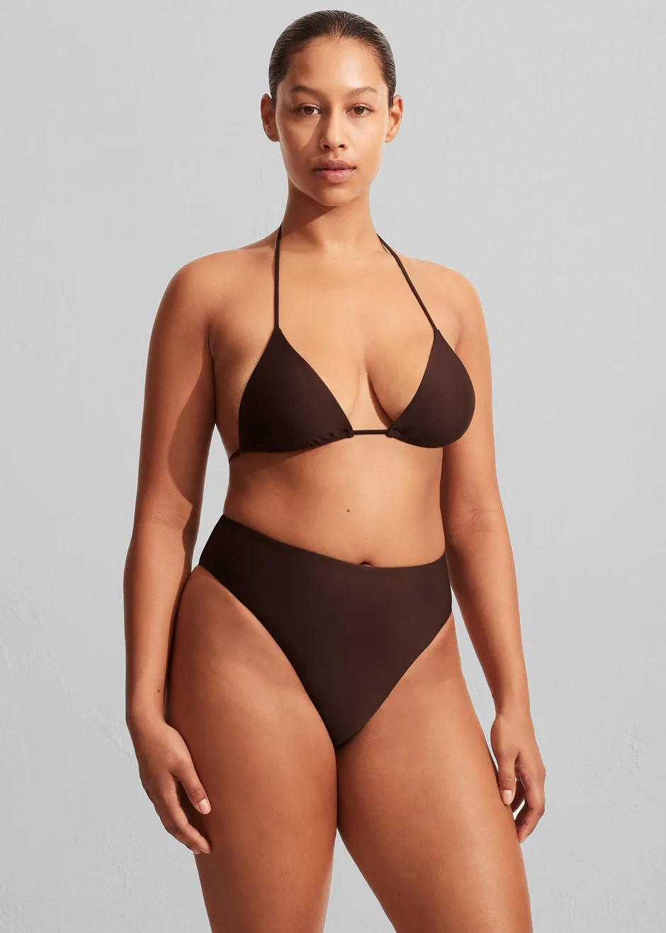 Matteau Nineties High Waist Bikini Brief - Carob sold by Frankie Shop product image thumbnail 4