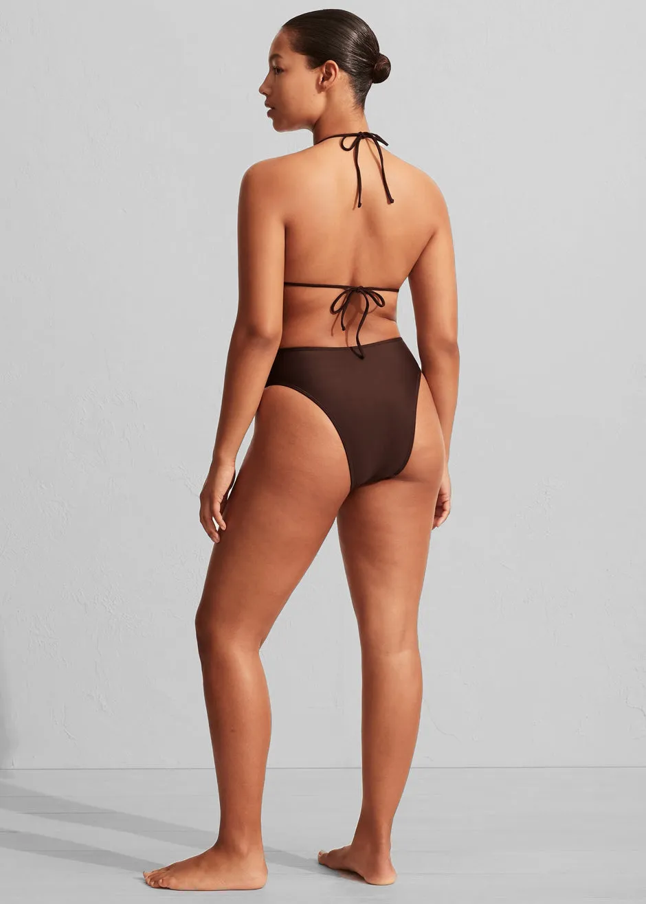 Matteau Nineties High Waist Bikini Brief - Carob sold by Frankie Shop product image thumbnail 5