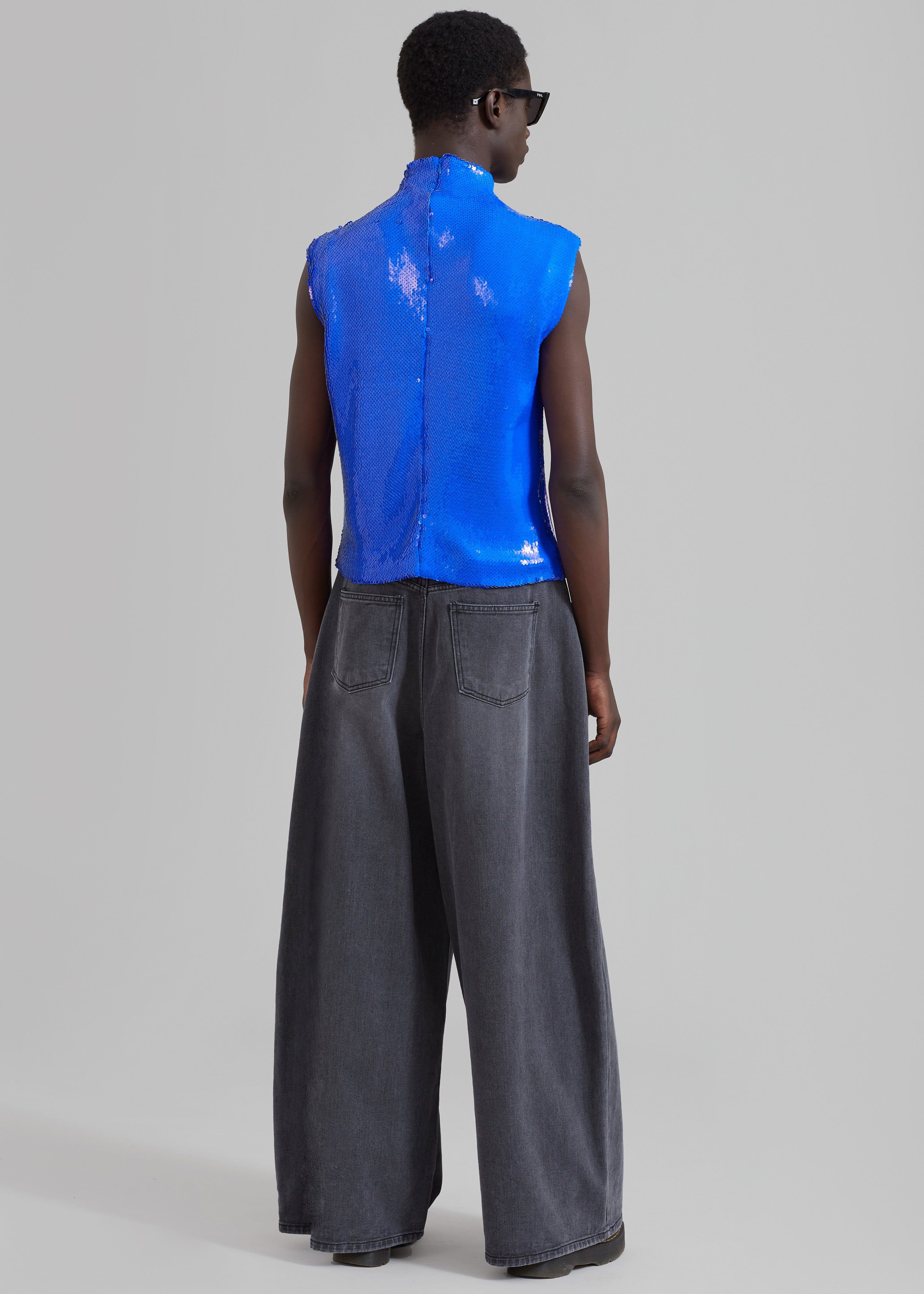 EGONLab Wonderland Sequins Top - Blue Sequins sold by Frankie Shop product image thumbnail 8