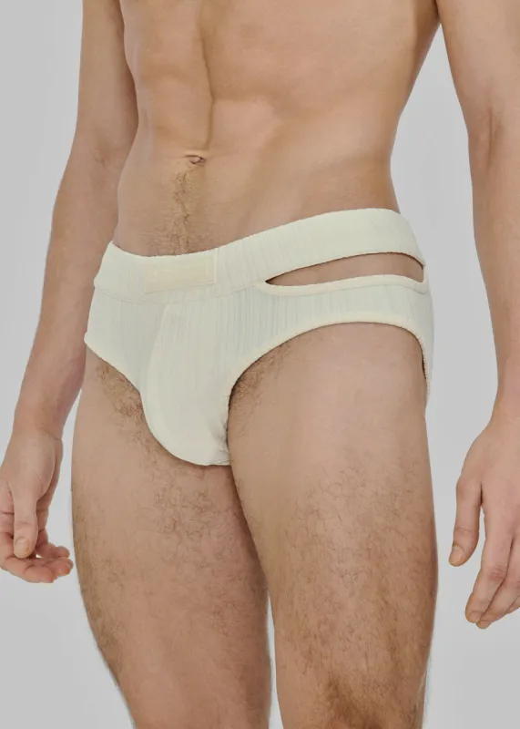 Louis Gabriel Nouchi Signature Swim Brief - Off-White made by Frankie Shop