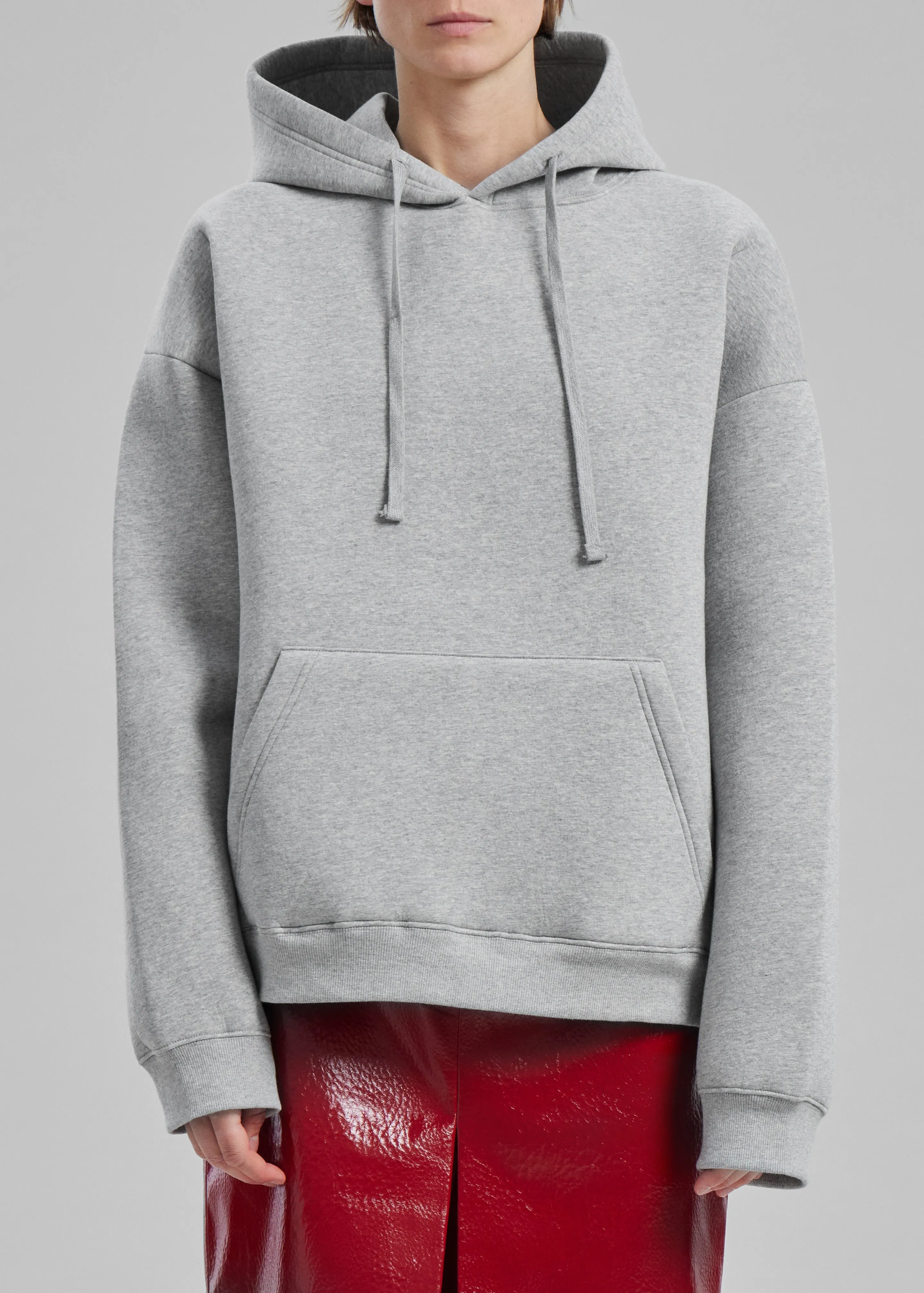 Easton Oversized Hoodie - Light Grey sold by Frankie Shop product image thumbnail 4