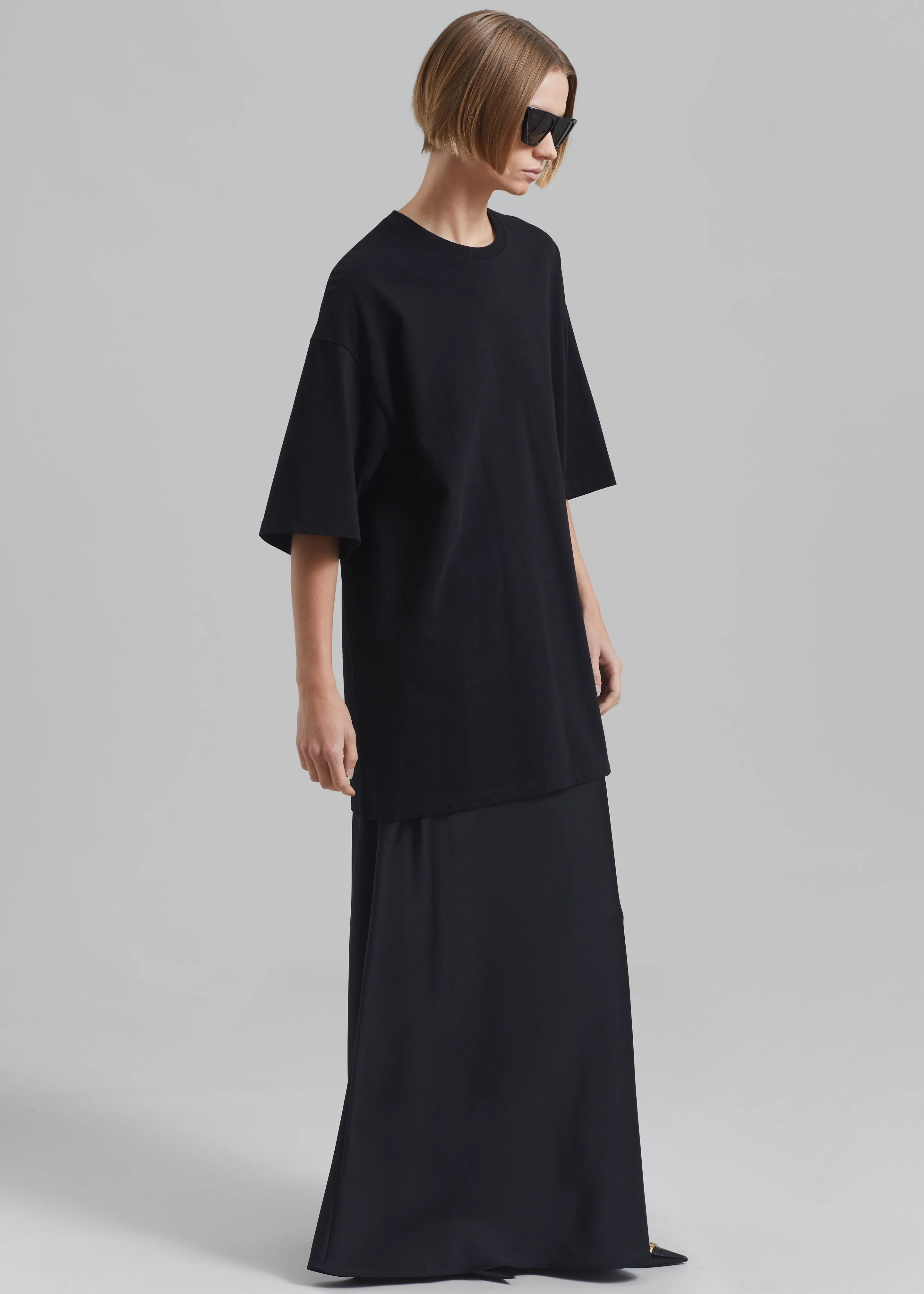 Avak Oversized Tee - Black sold by Frankie Shop