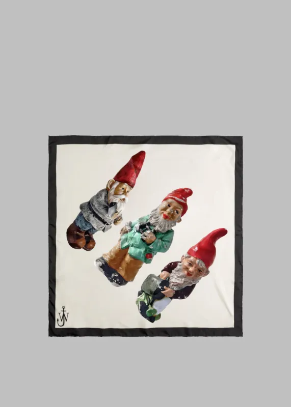 JW Anderson Printed Silk Scarf - Multi made by Frankie Shop