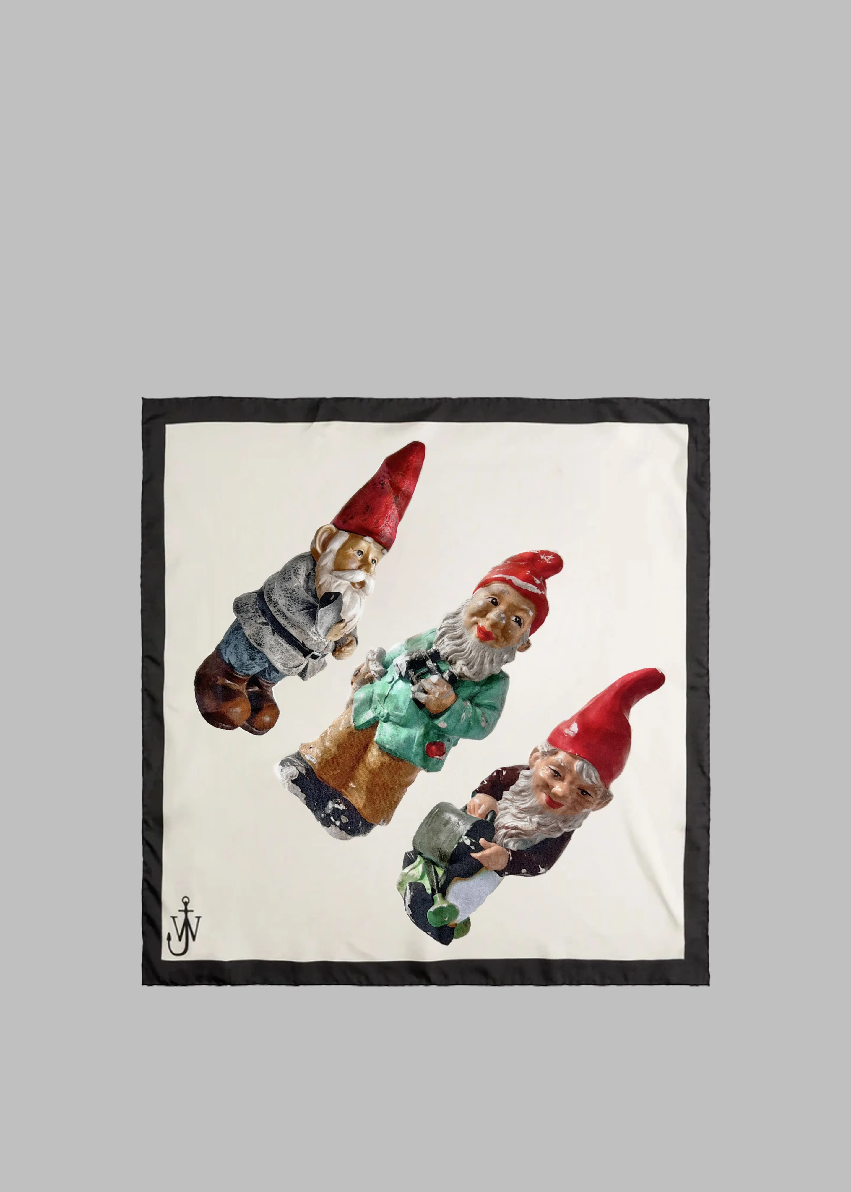 JW Anderson Printed Silk Scarf - Multi sold by Frankie Shop