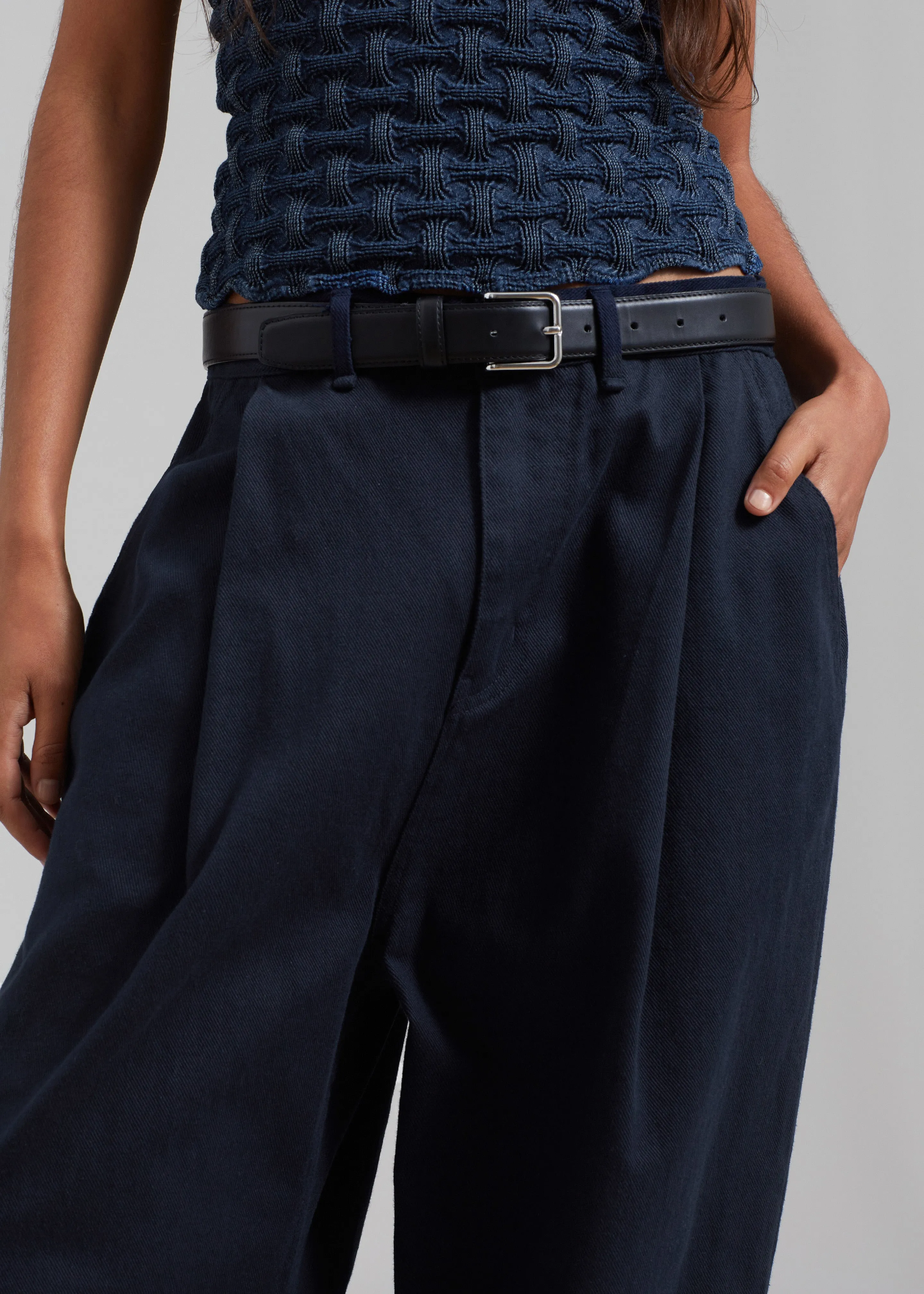 Drew Denim Pants - Navy sold by Frankie Shop product image thumbnail 2