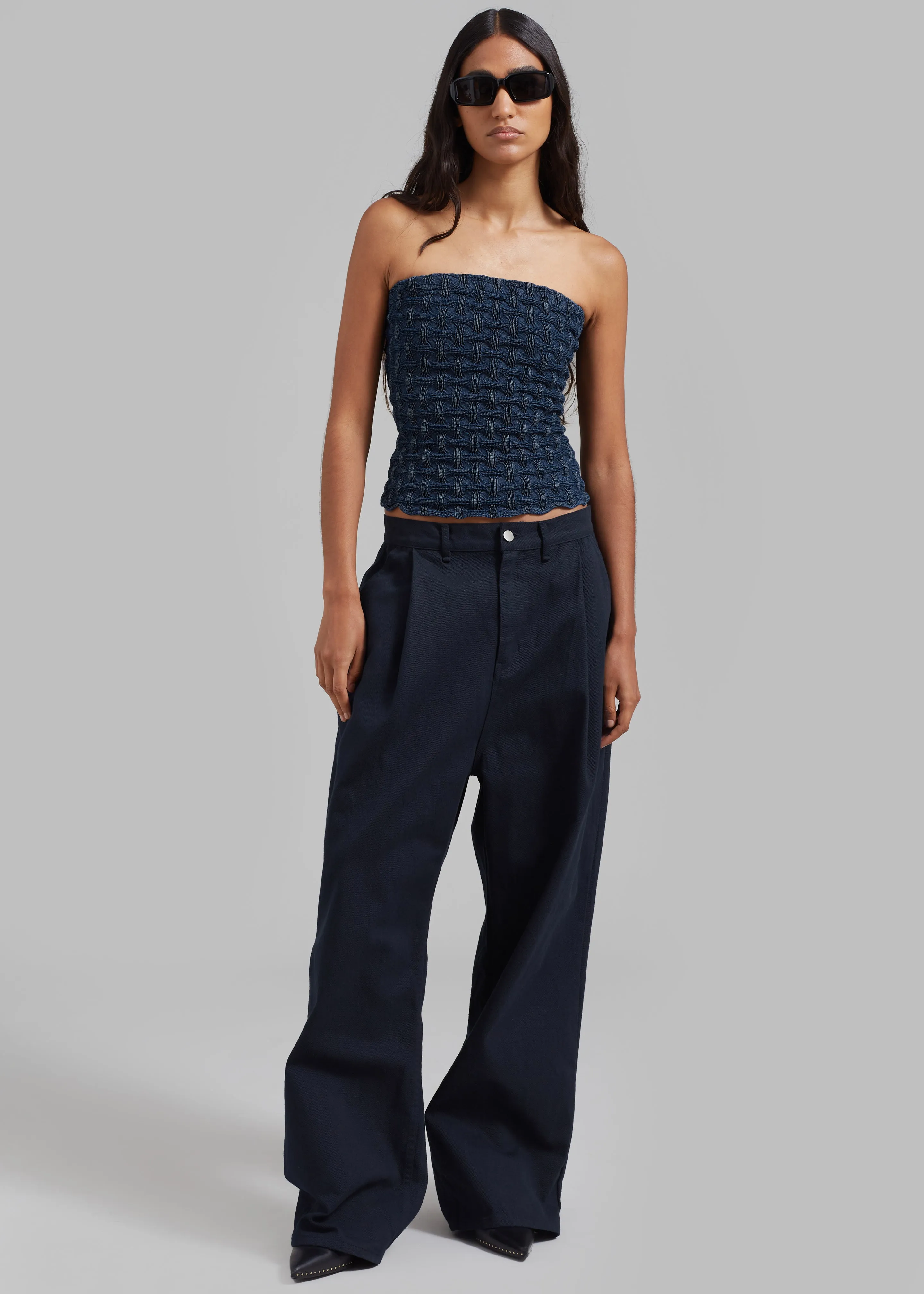 Drew Denim Pants - Navy sold by Frankie Shop product image thumbnail 3