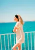 Ari Knit Mini Dress - Cream sold by Frankie Shop