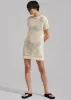 Ari Knit Mini Dress - Cream sold by Frankie Shop